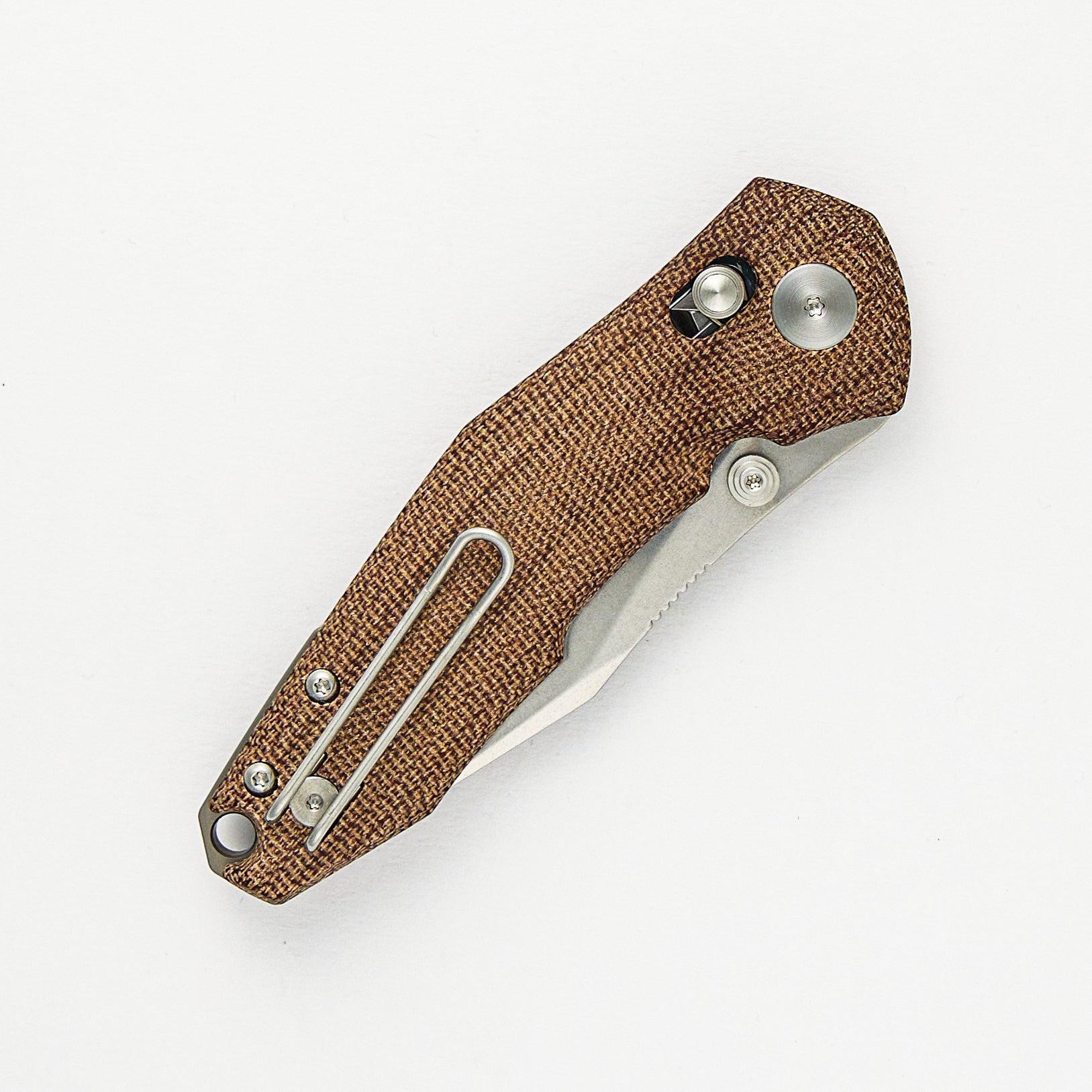 GiantMouse Nazca - Natural Canvas Micarta