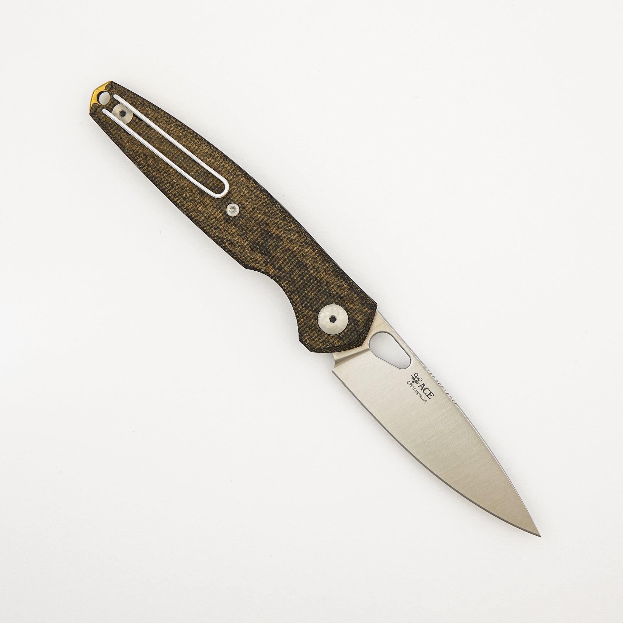 REO - Green Canvas Micarta