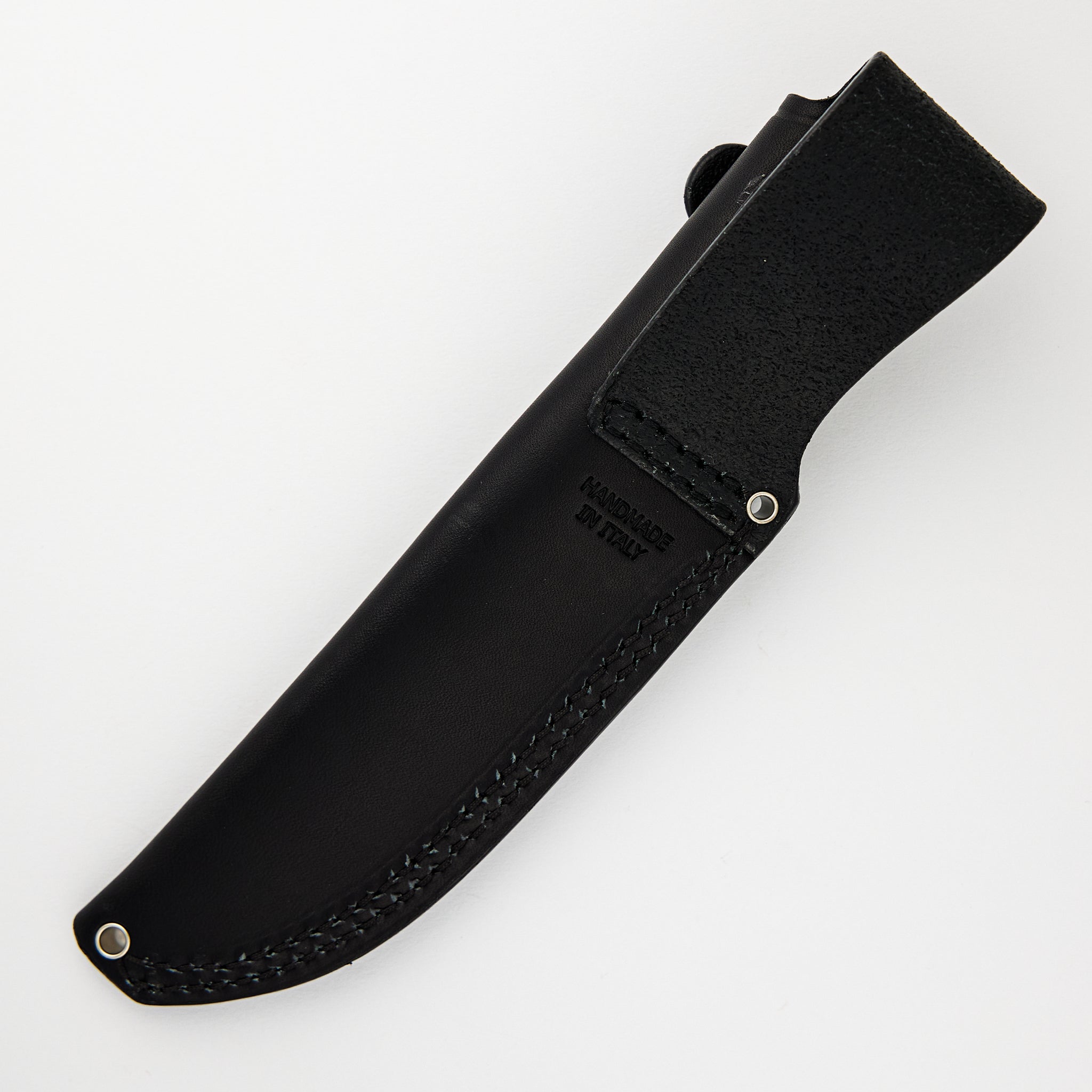 GMF4 - Fixed Blade - Double Black Canvas Micarta - Satin