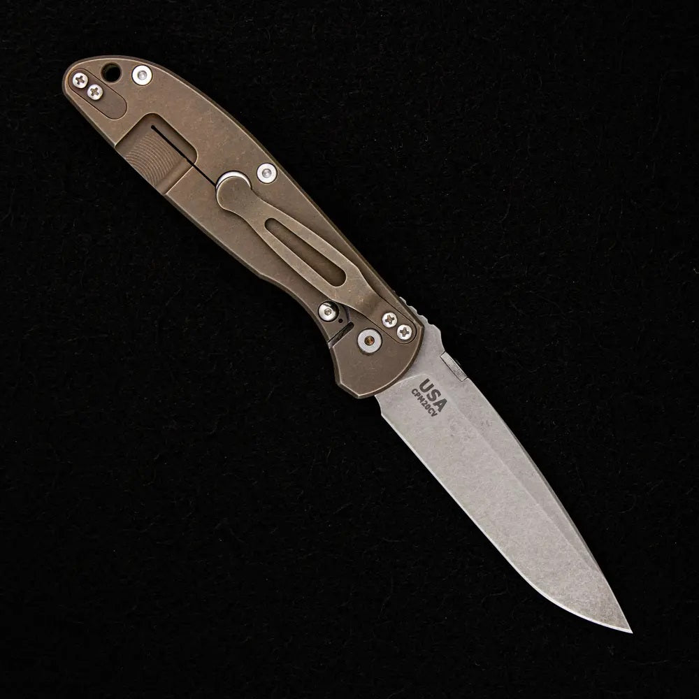 HINDERER KNIVES FIRETAC – WORKING FINISH CPM 20CV BLADE – TRI-WAY – OD GREEN G10