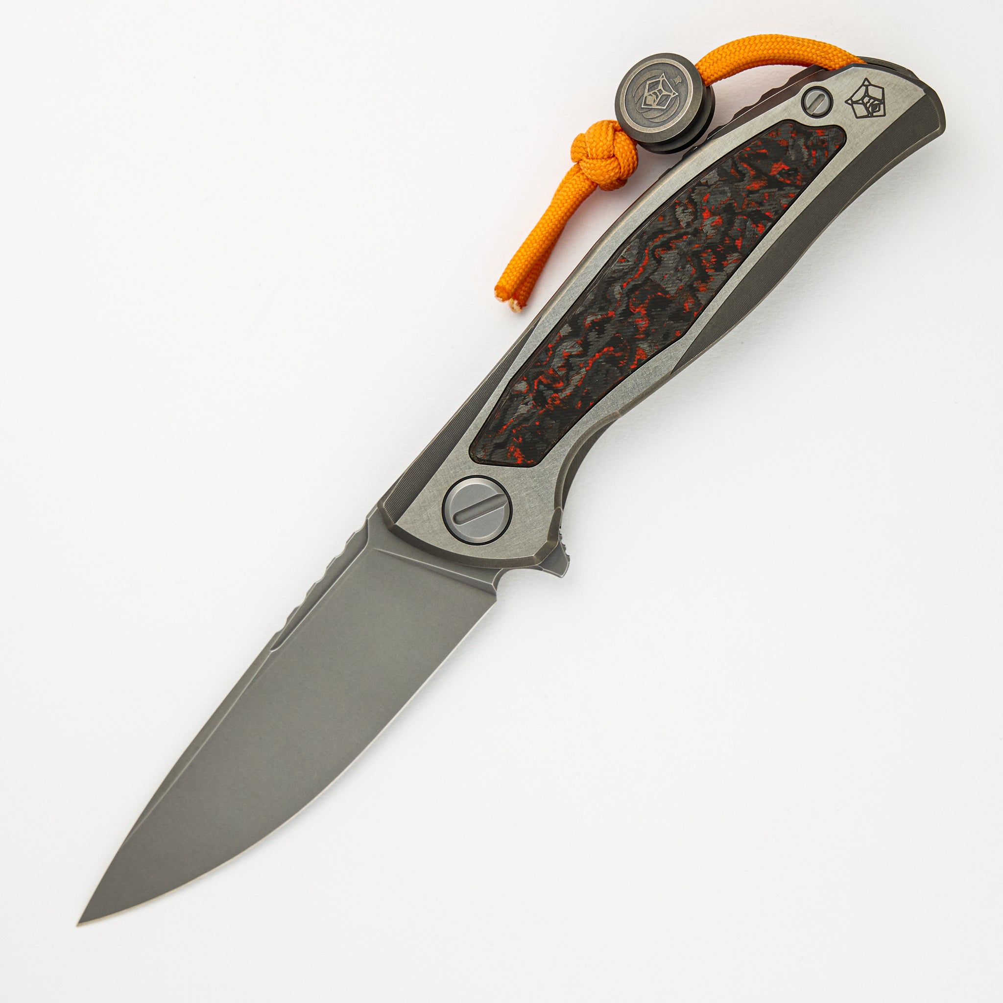 Shirogorov F95NL Gen. 5 Halloween Special Edition - M390 Blade - Halloween TechnoCarbo Inlays - MRBS