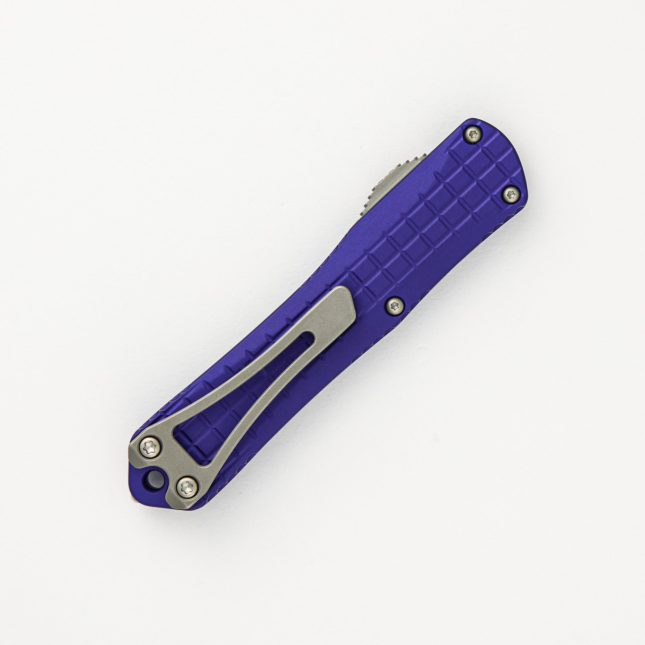 Heretic Manticore S - D/E Stonewash Purple Grenade Grip