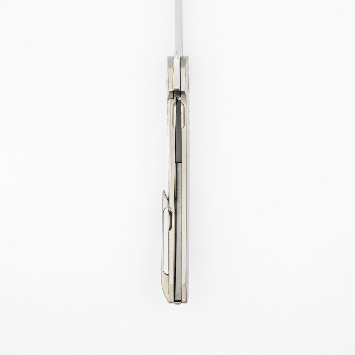 Model T Gen. 2 - Titanium Handle W/ Fade HoneyComb Milling - RWL-34 Blade - Silver Accents