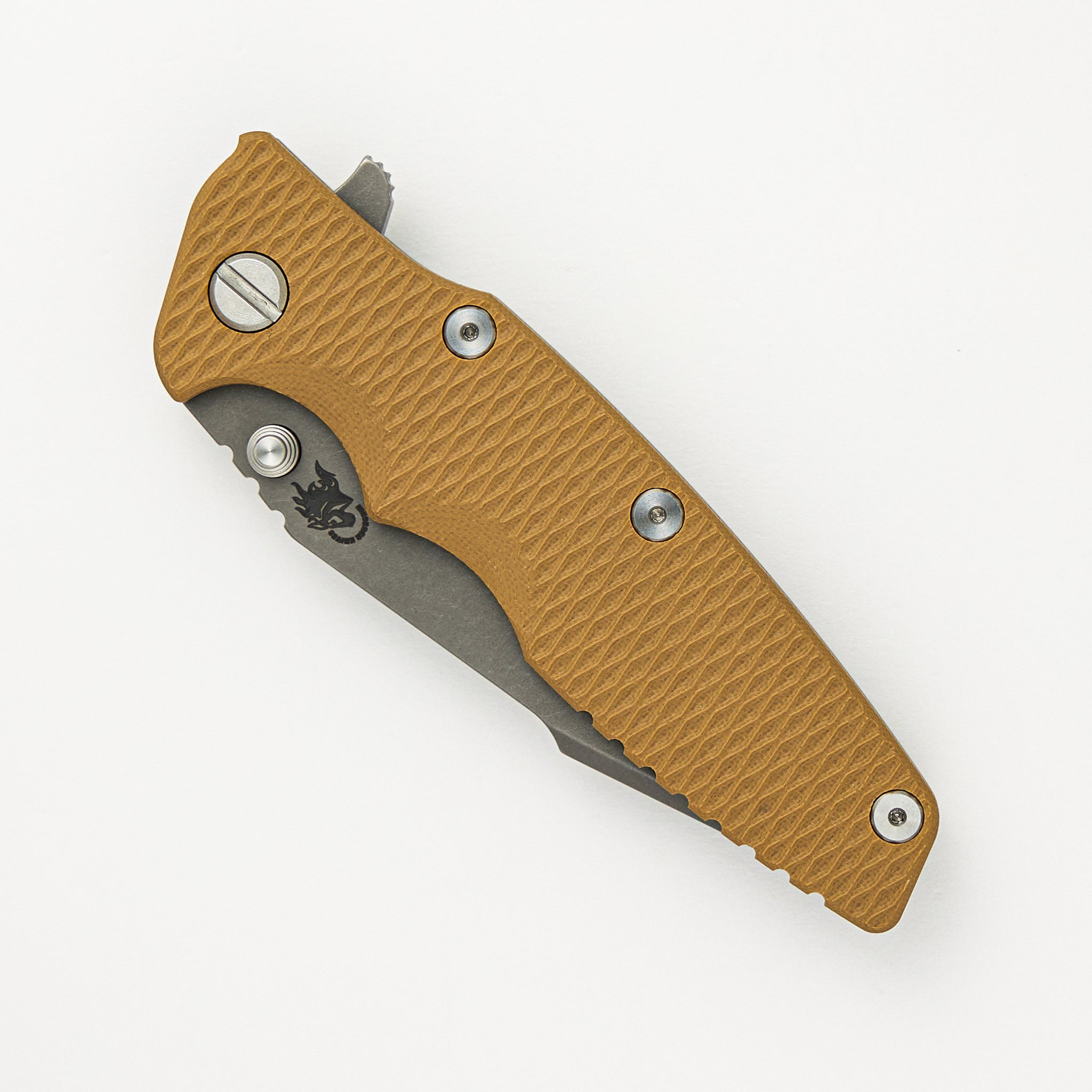 Hinderer Knives Eklipse 3.5" - S45VN Harpoon Spanto - Tri-Way - Battle Bronze - Coyote G10