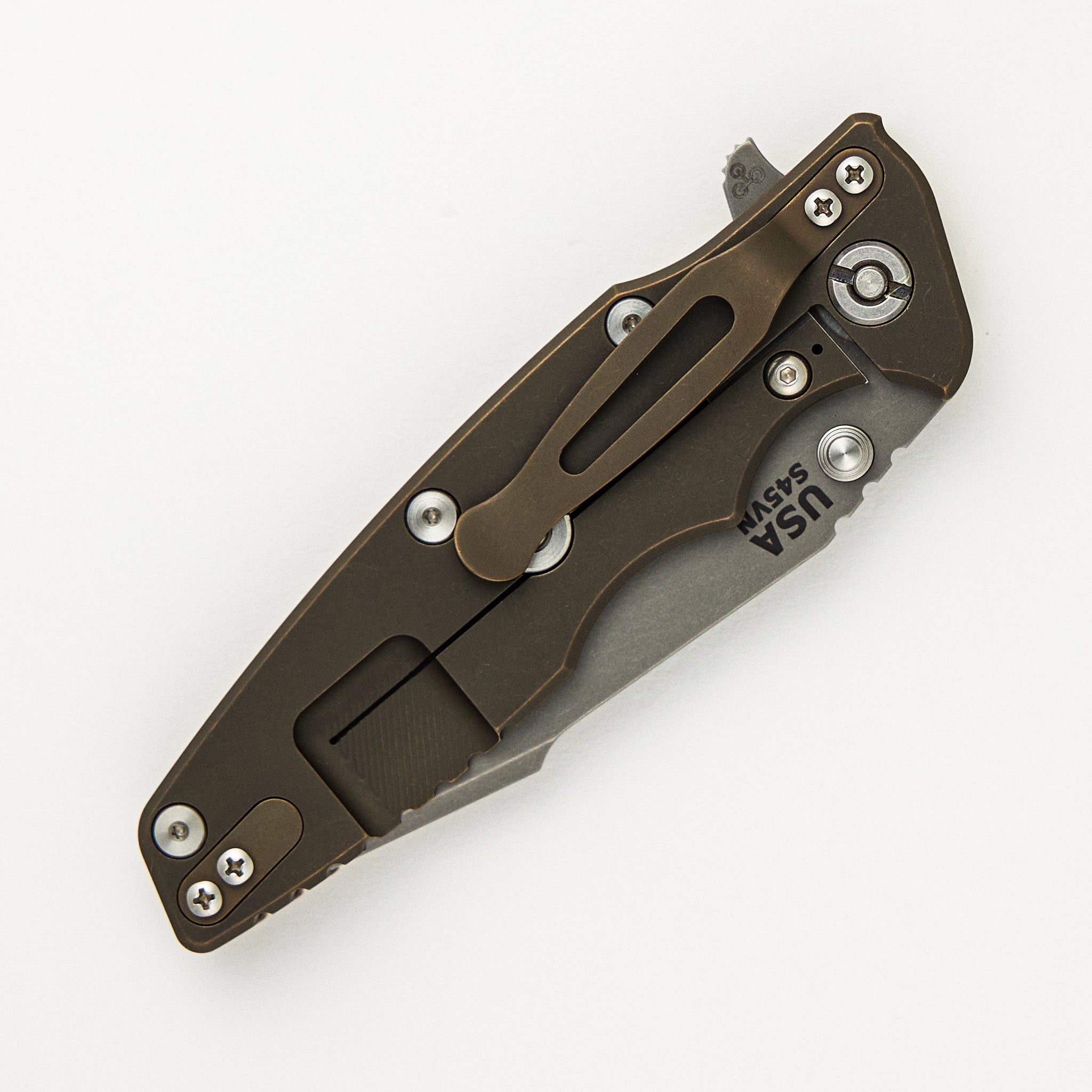 Hinderer Knives Eklipse 3.5" - S45VN Harpoon Spanto - Tri-Way - Battle Bronze - Coyote G10