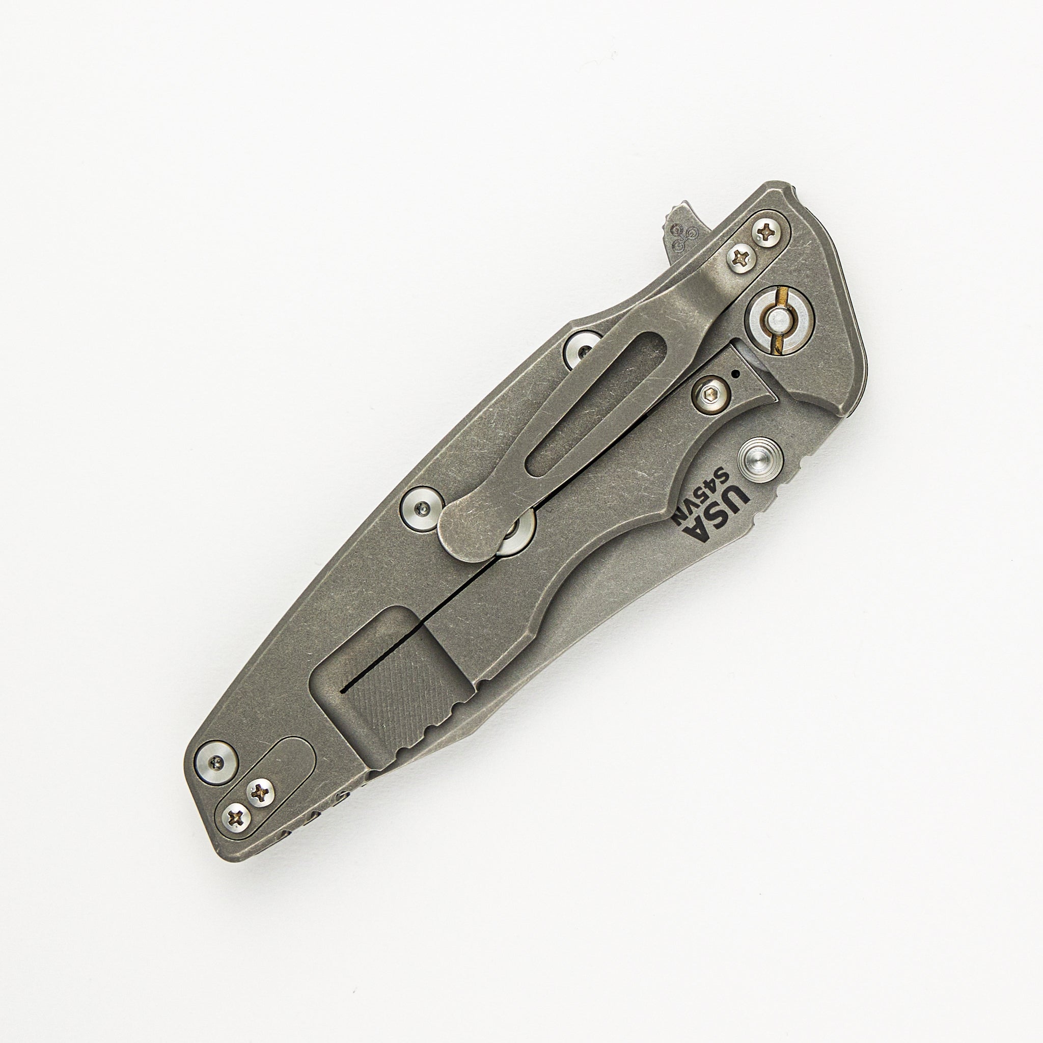 Hinderer Knives Eklipse 3.5" - Slicer S45VN Blade - Hollow Grind - Tri-Way - Working Finish - Black G10