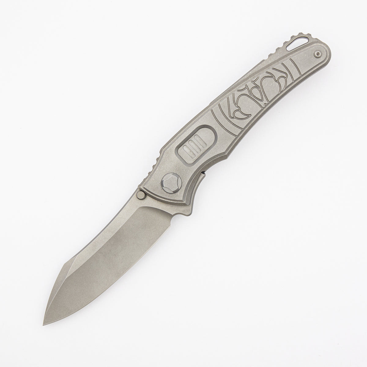 Talon Auto - Brightwashed - Titanium - M390 Blade