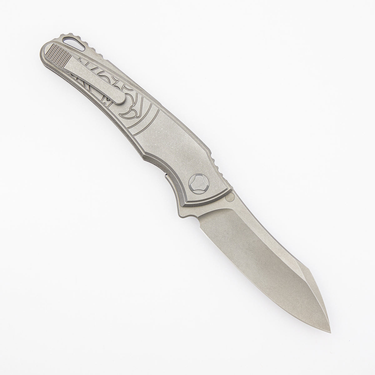 Talon Auto - Brightwashed - Titanium - M390 Blade