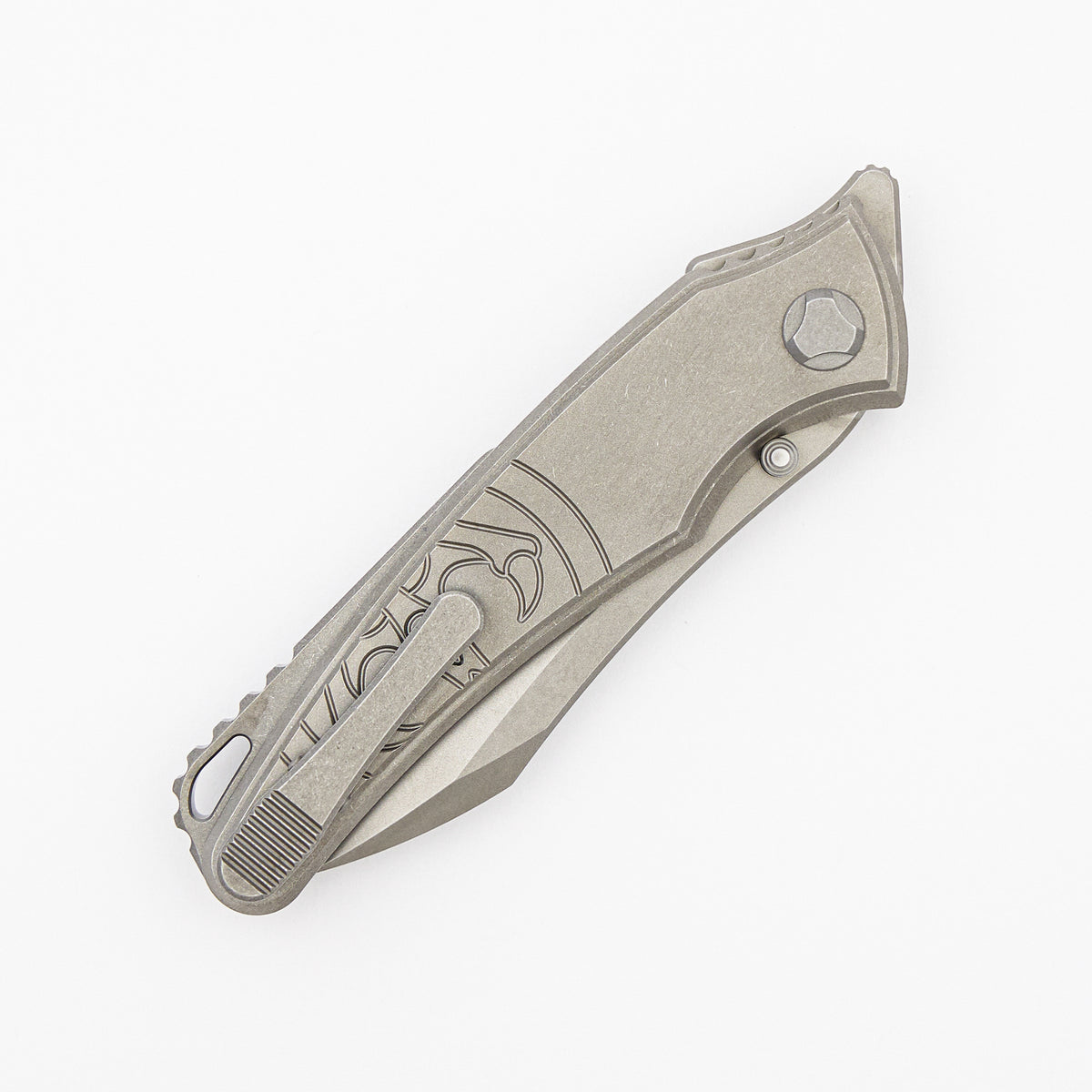 Talon - Brightwashed Titanium - M390 Blade