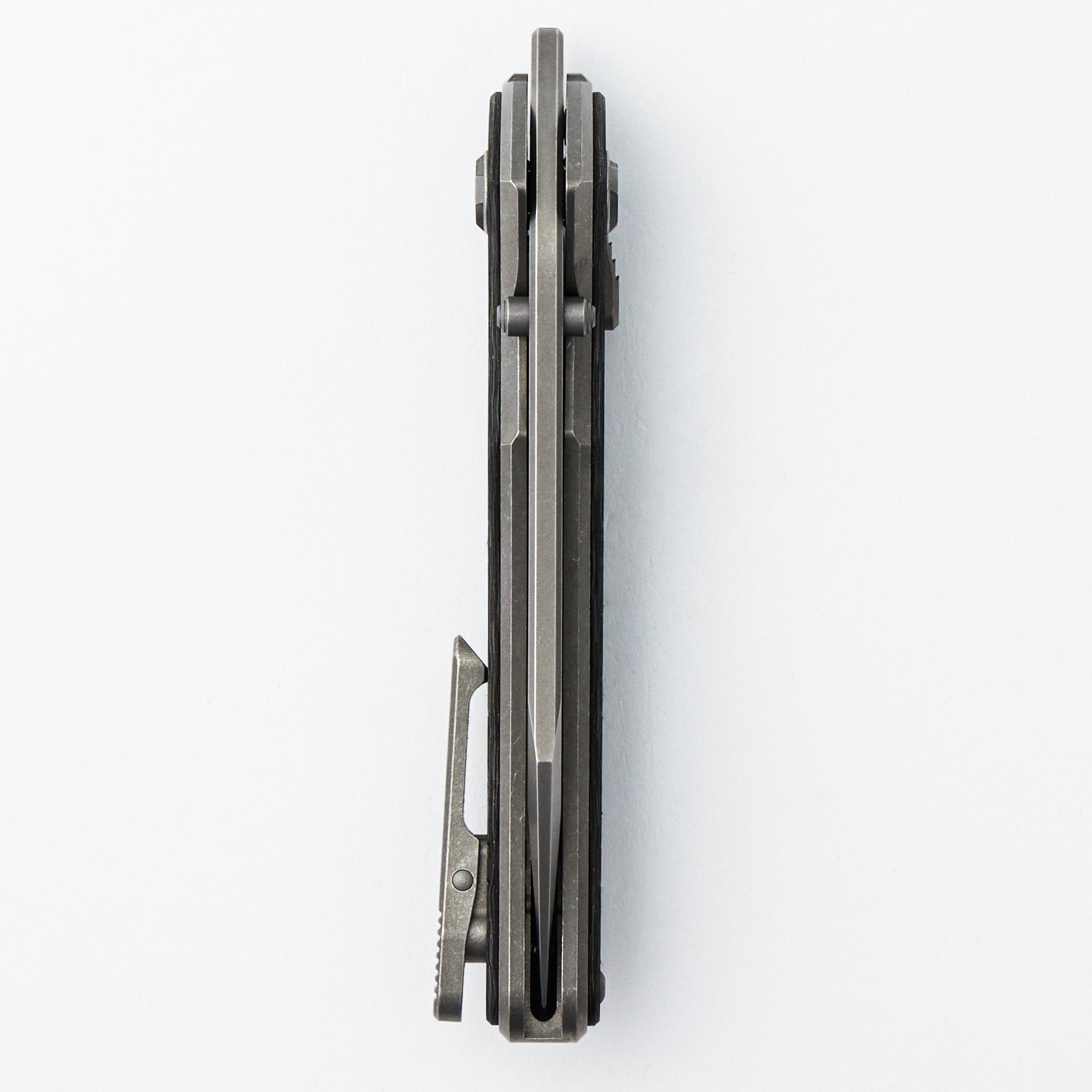 Talon - Brightwashed Titanium/Bronze TechnoCarbo Handle - M390 Blade