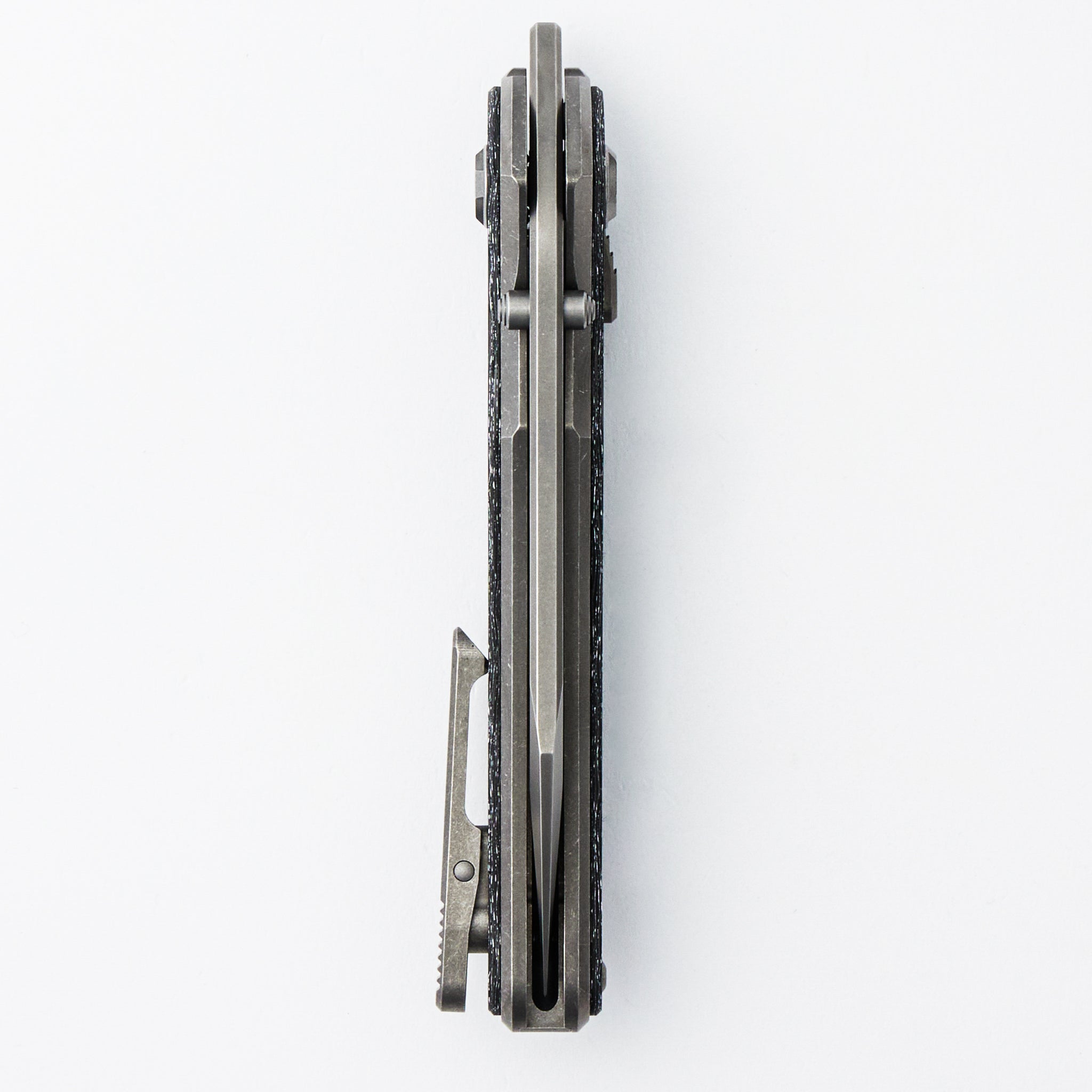 Talon - Brightwashed Titanium/White TechnoCarbo Handle - M390 Blade