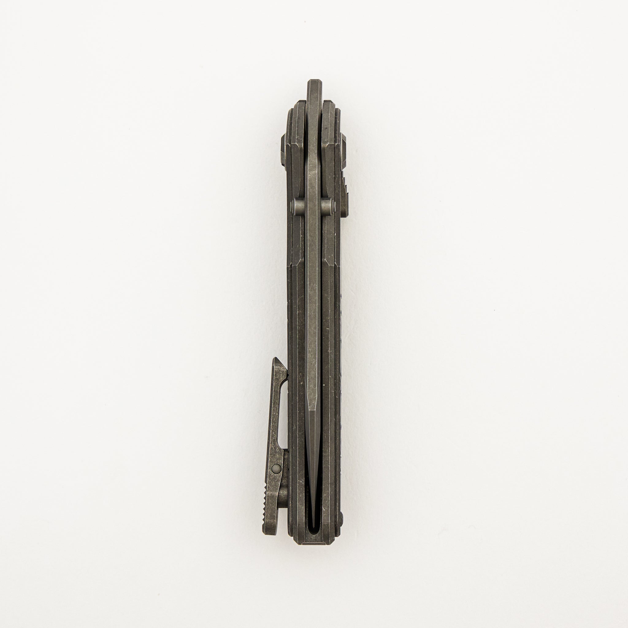 Talon - Stonewash Titanium Handle - M390 Blade
