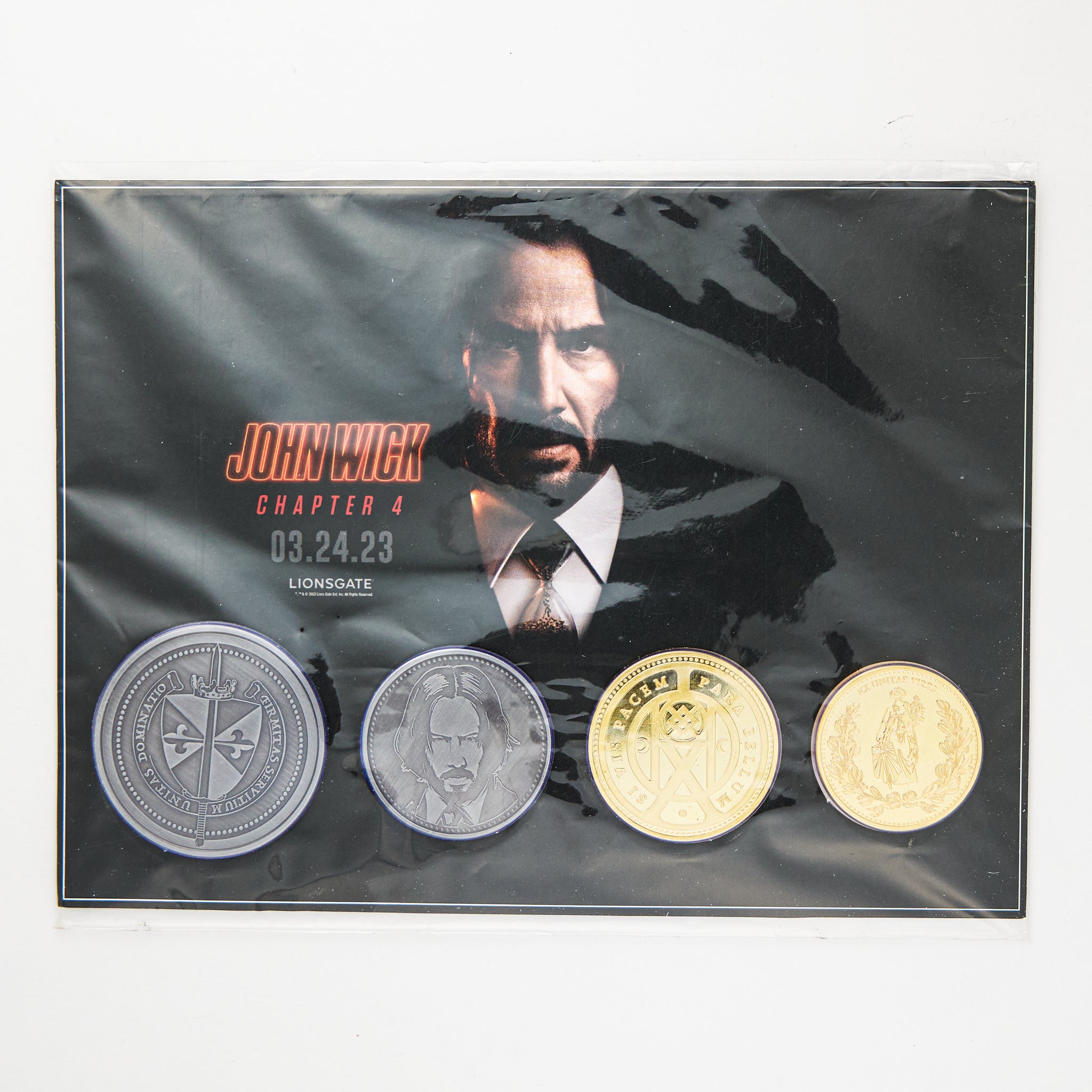 Hawk Knife Designs Deadlock Model C Set + John Wick Coins