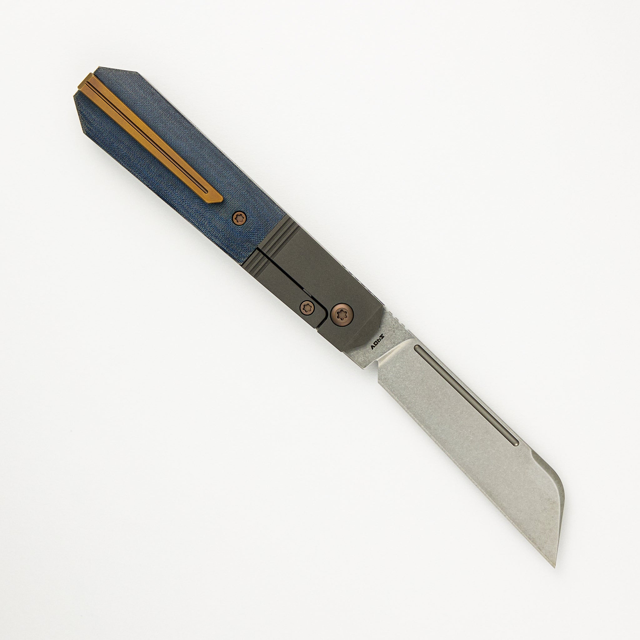 After Hours Jack - Blue Linen Micarta