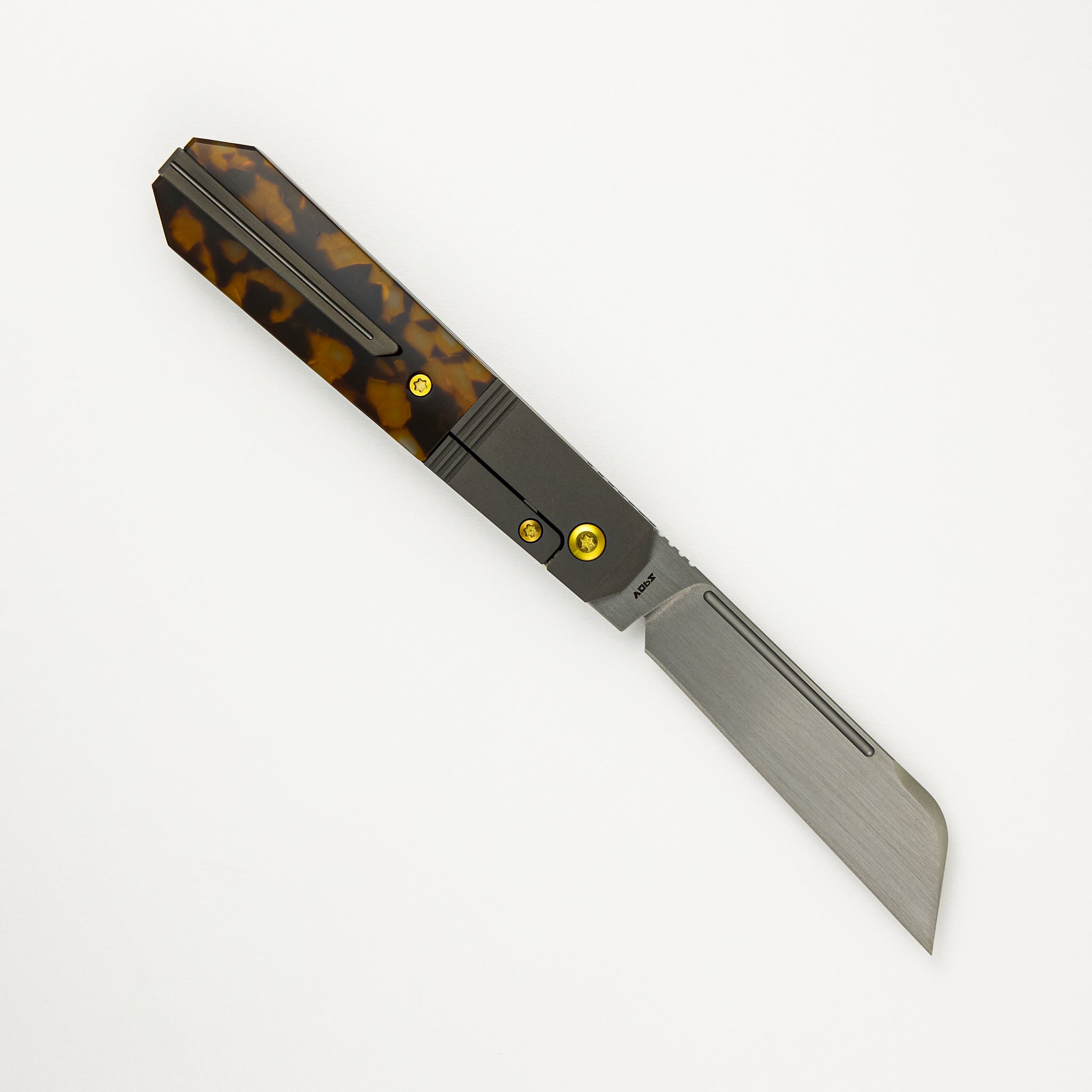 Jack Wolf Knives After Hours Jack - Kirinite Tortoise Shell