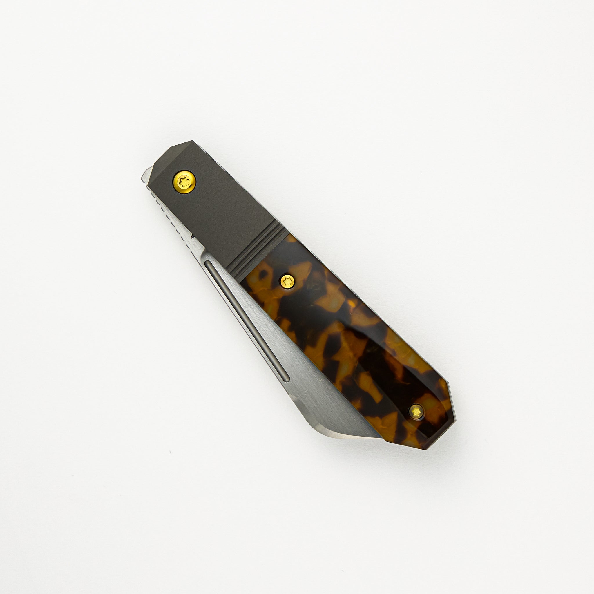 Jack Wolf Knives After Hours Jack - Kirinite Tortoise Shell