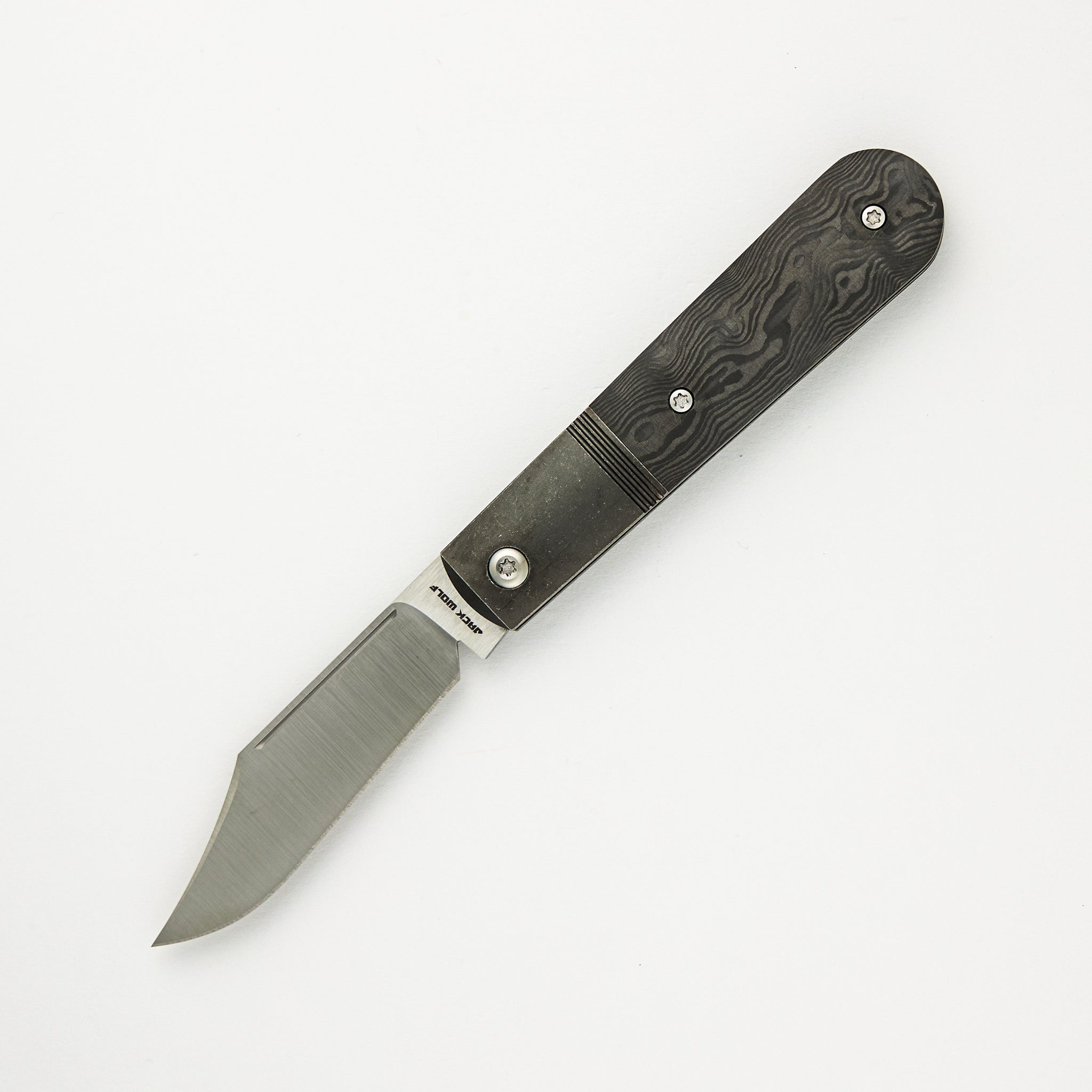 Jack Wolf Knives Big Bro Jack - Fat Carbon Black Dunes