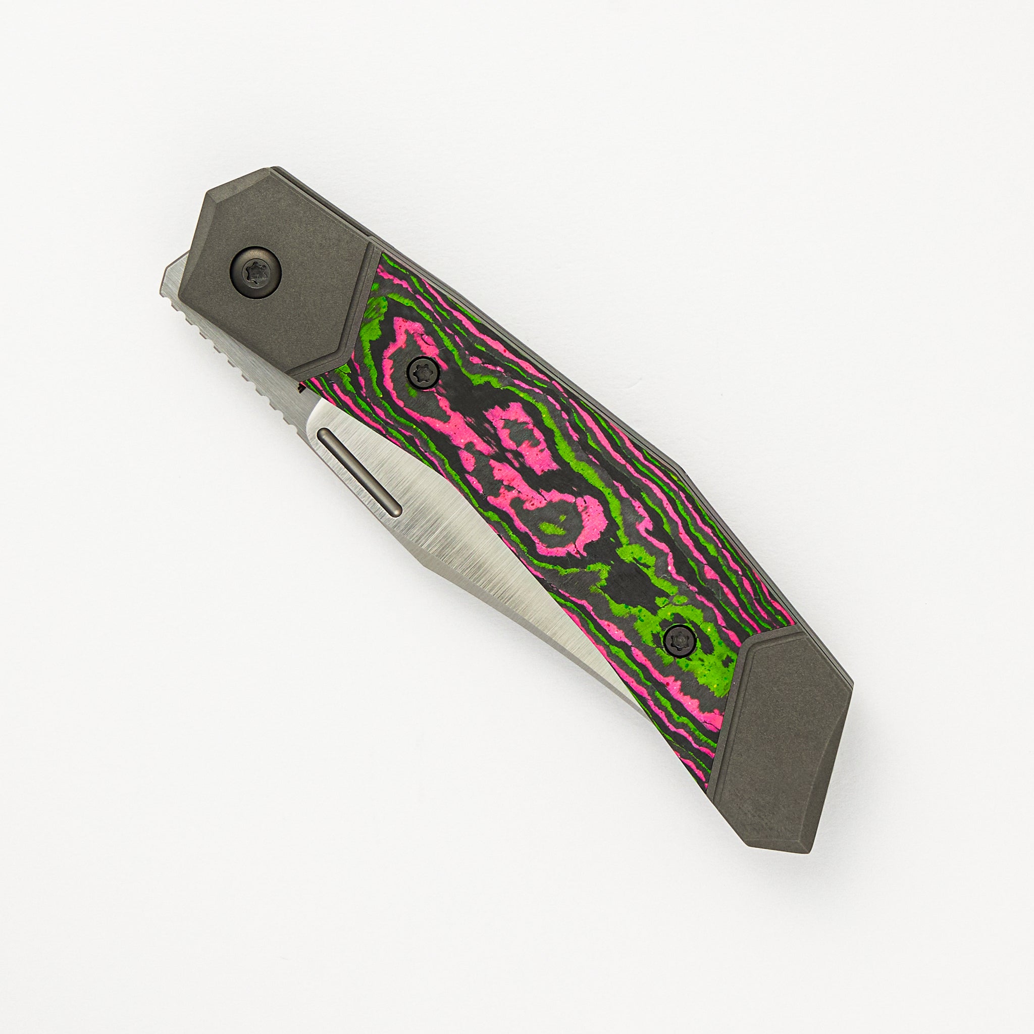 Jack Wolf Knives Bionic Jack - CamoCarbon Watermelon Sugar