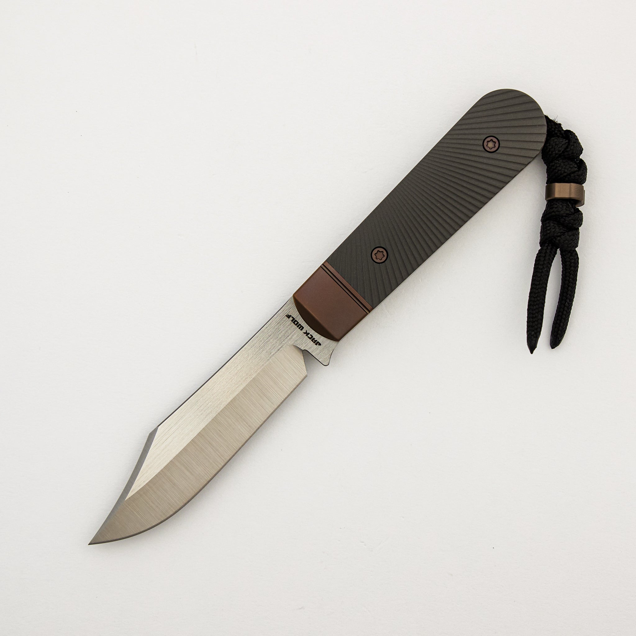 Backwoods FIXedc - Titanium Starburst - Belt Satin S90V Blade