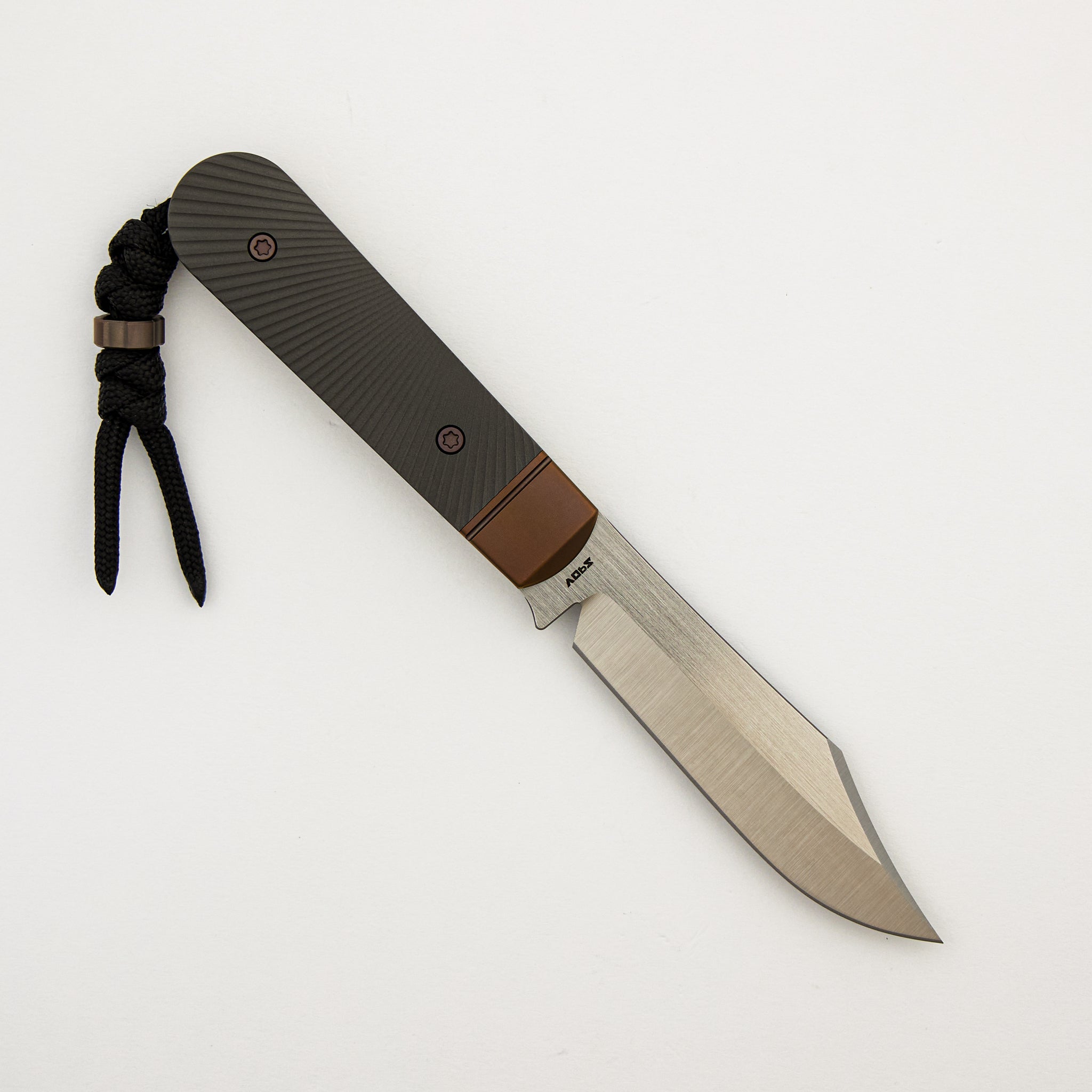 Backwoods FIXedc - Titanium Starburst - Belt Satin S90V Blade