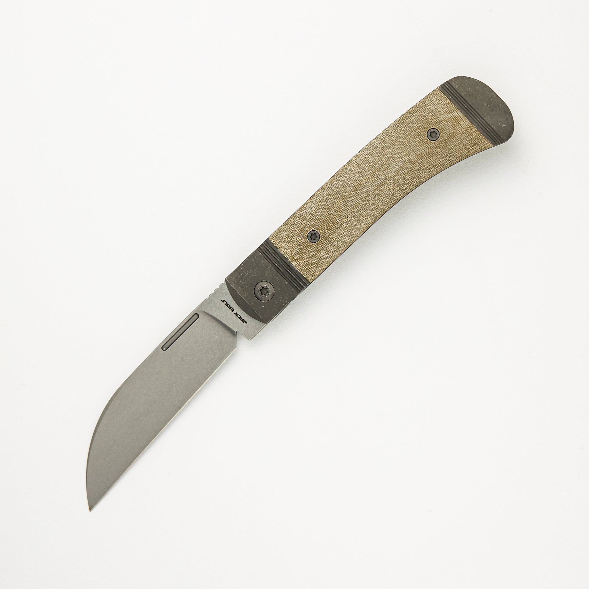 Diamondback Jack - Green Linen Micarta