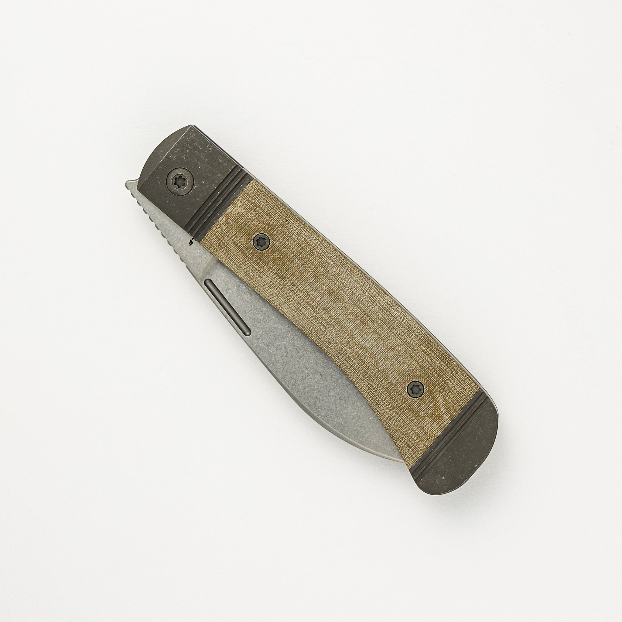 Diamondback Jack - Green Linen Micarta