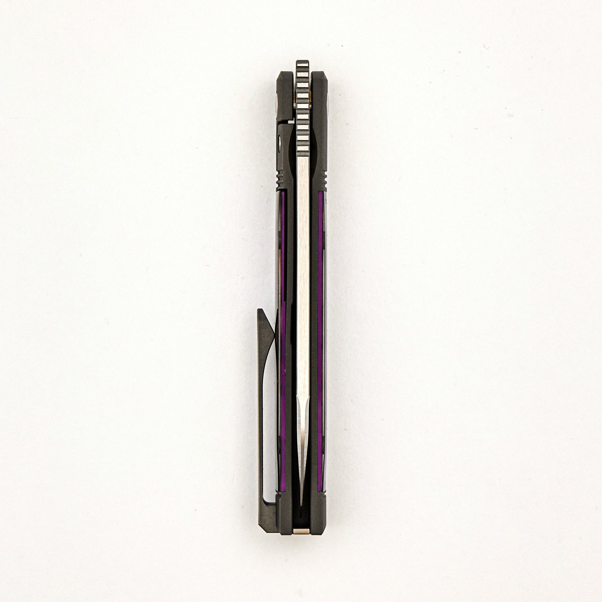 Feelbetter Jack - Purple Abalone - Belt Satin S90V Blade