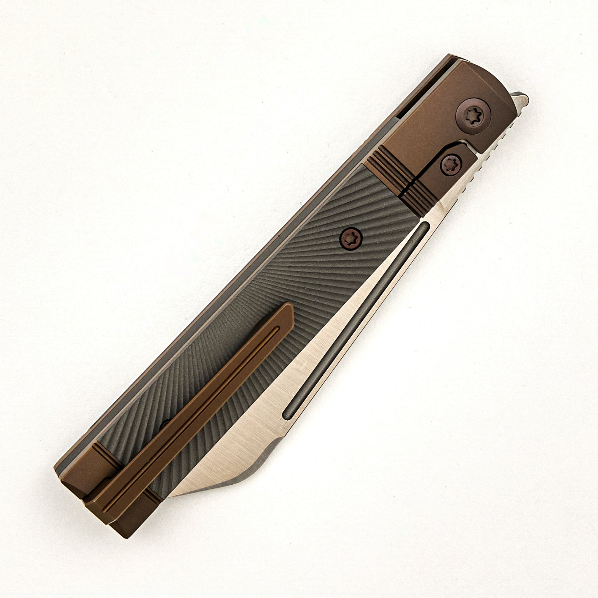Feelbetter Jack - Titanium Starburst - Belt Satin S90V Blade