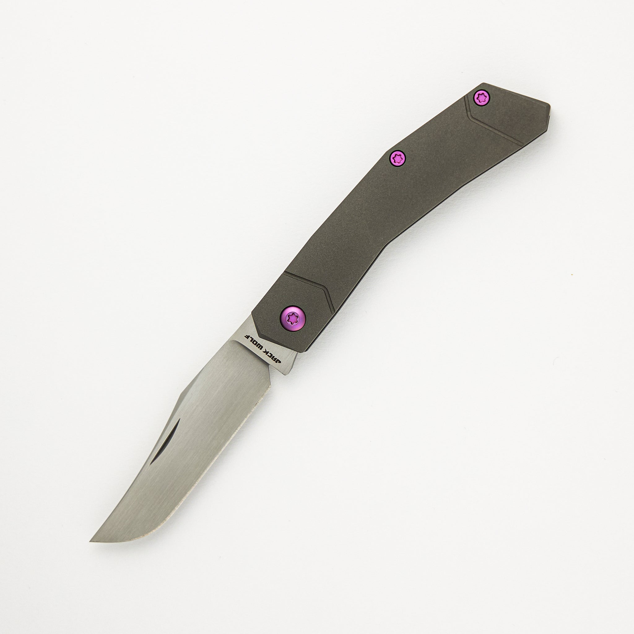 Jack Wolf Knives Mini Cyborg Jack - Titanium Smooth