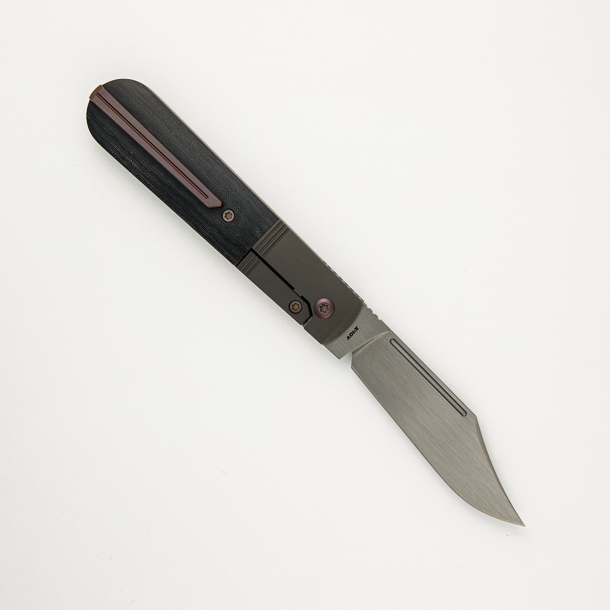 Jack Wolf Knives Primo Jack - Black Linen Micarta