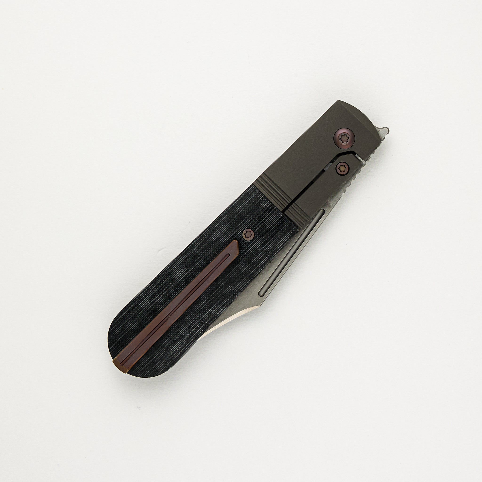 Jack Wolf Knives Primo Jack - Black Linen Micarta