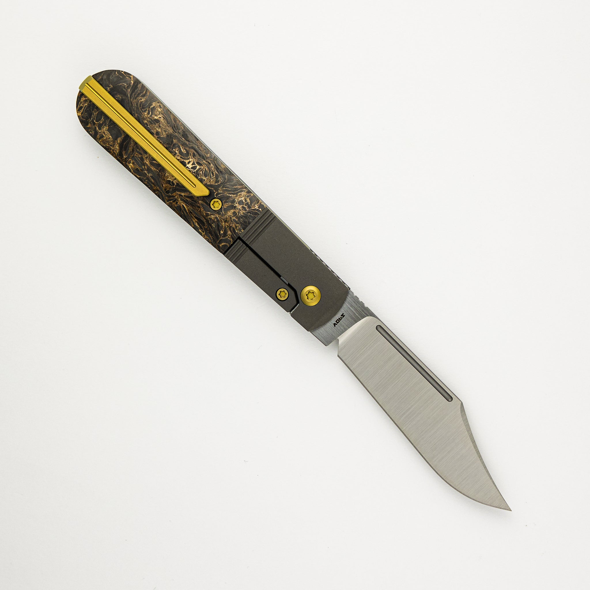 Jack Wolf Knives Primo Jack - Fat Carbon Dark Matter Gold