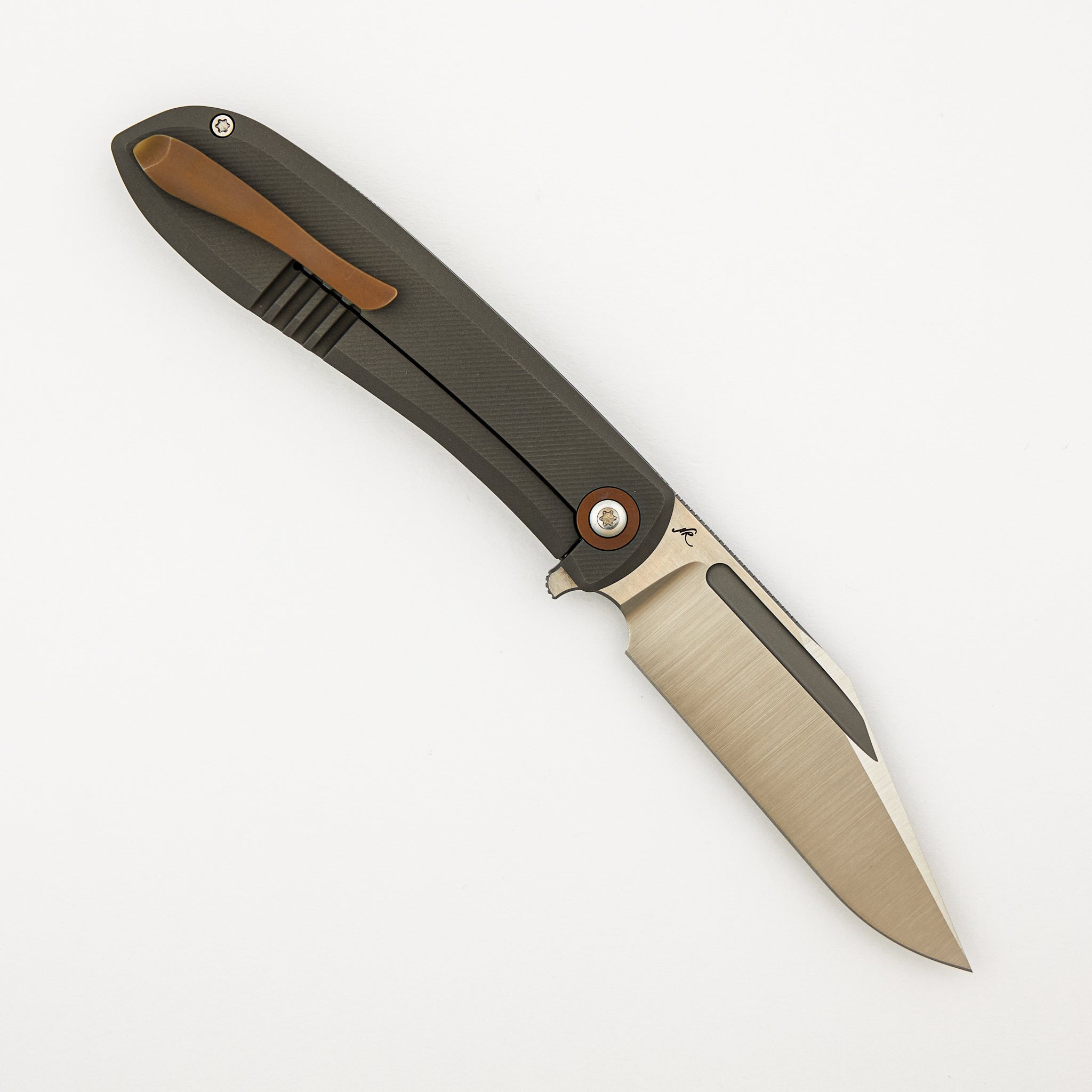 Scuffle - Titanium Micro Milled - S90V Blade
