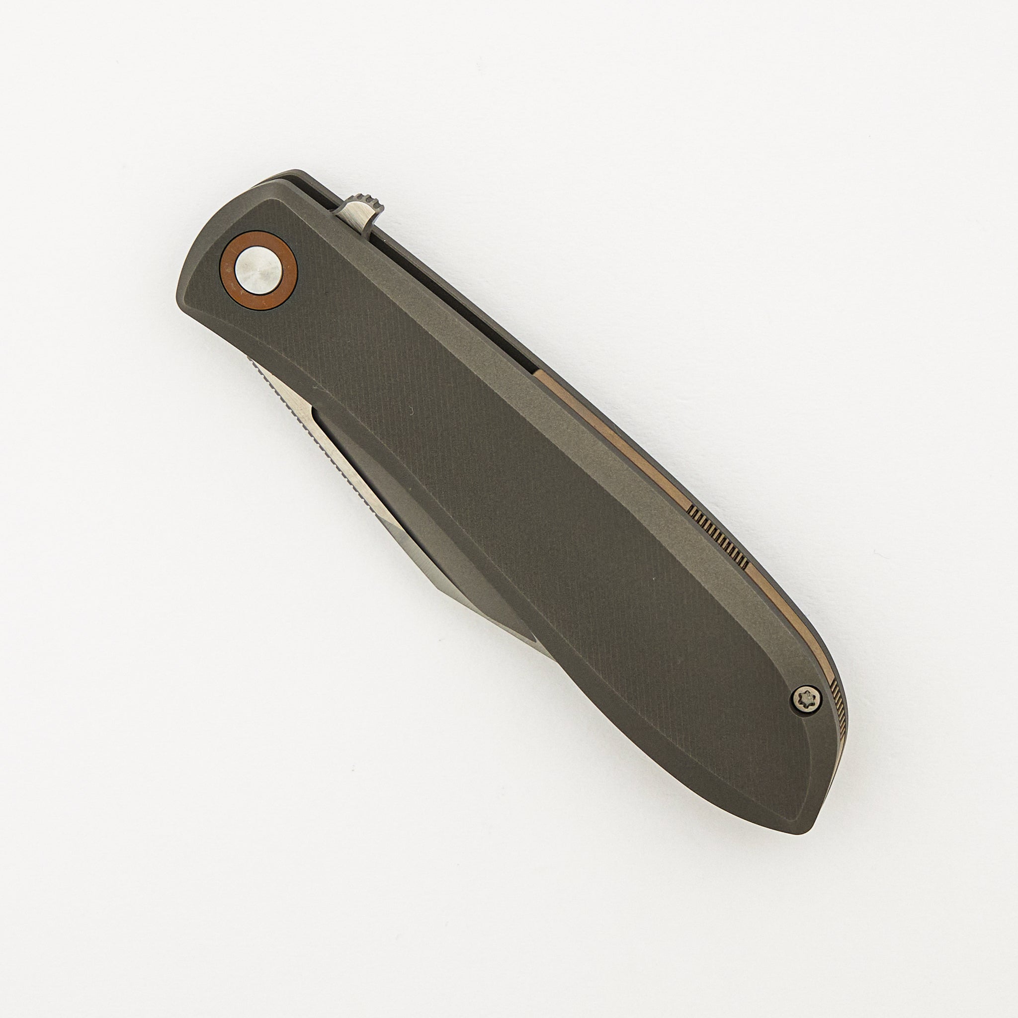 Scuffle - Titanium Micro Milled - S90V Blade