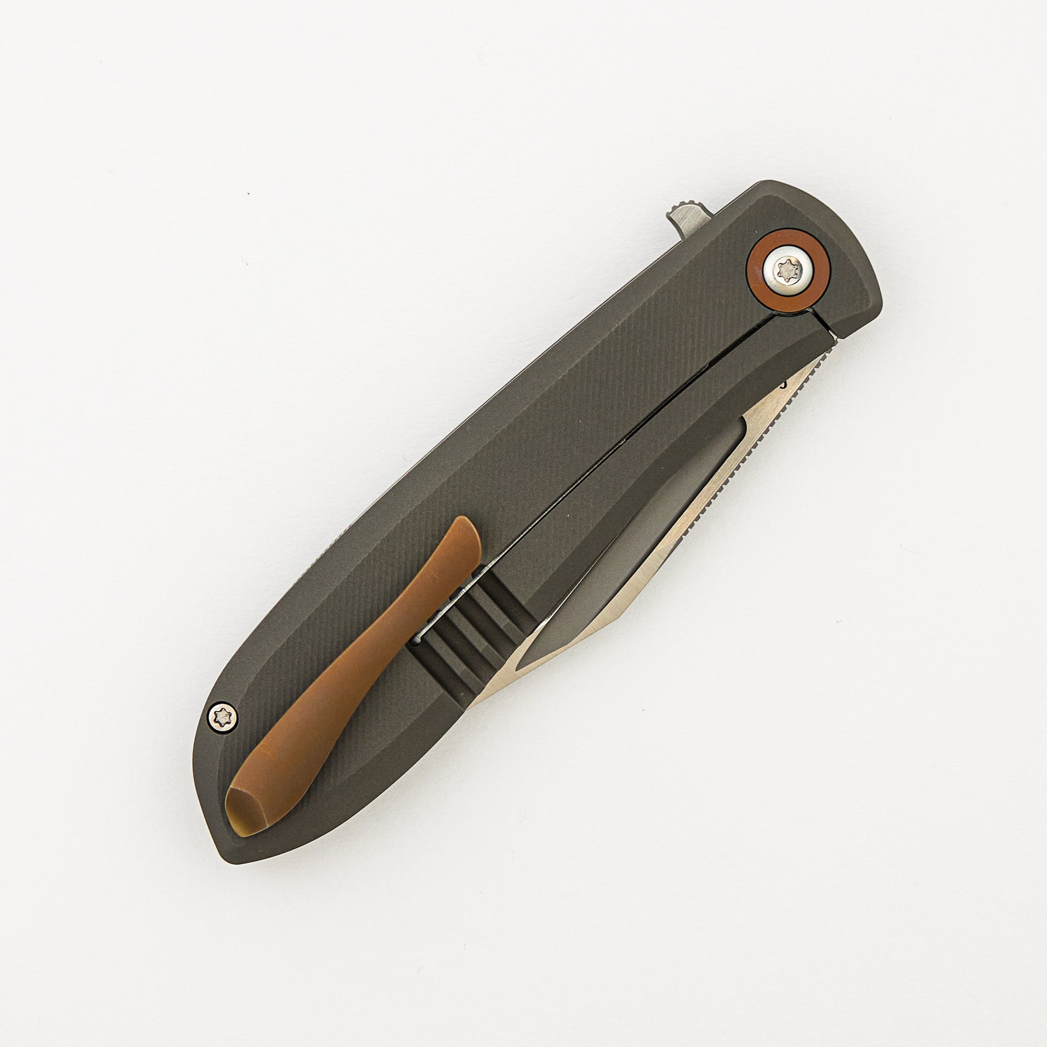 Scuffle - Titanium Micro Milled - S90V Blade