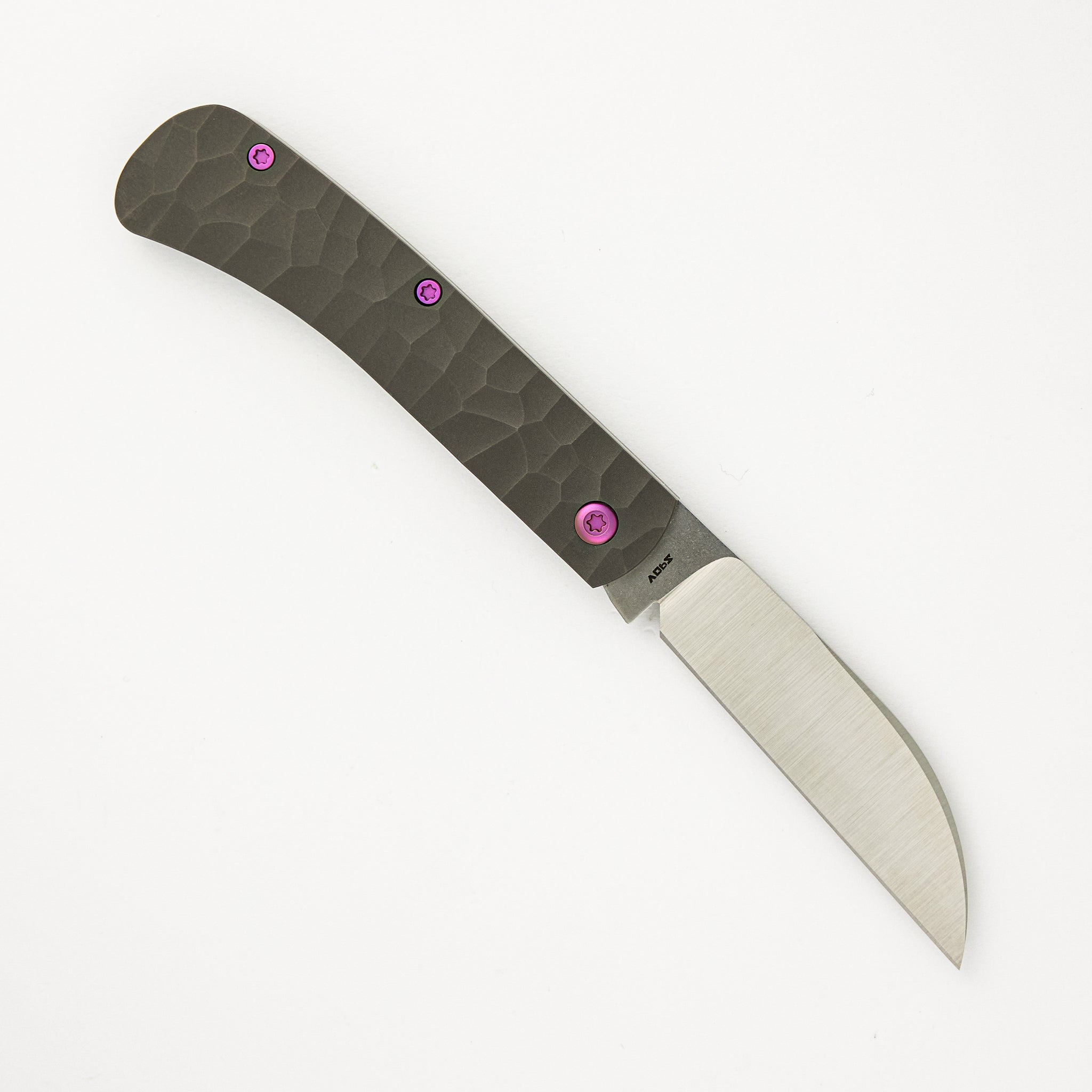 Venom Jack - Titanium Rock Pattern Handle - S90V Blade