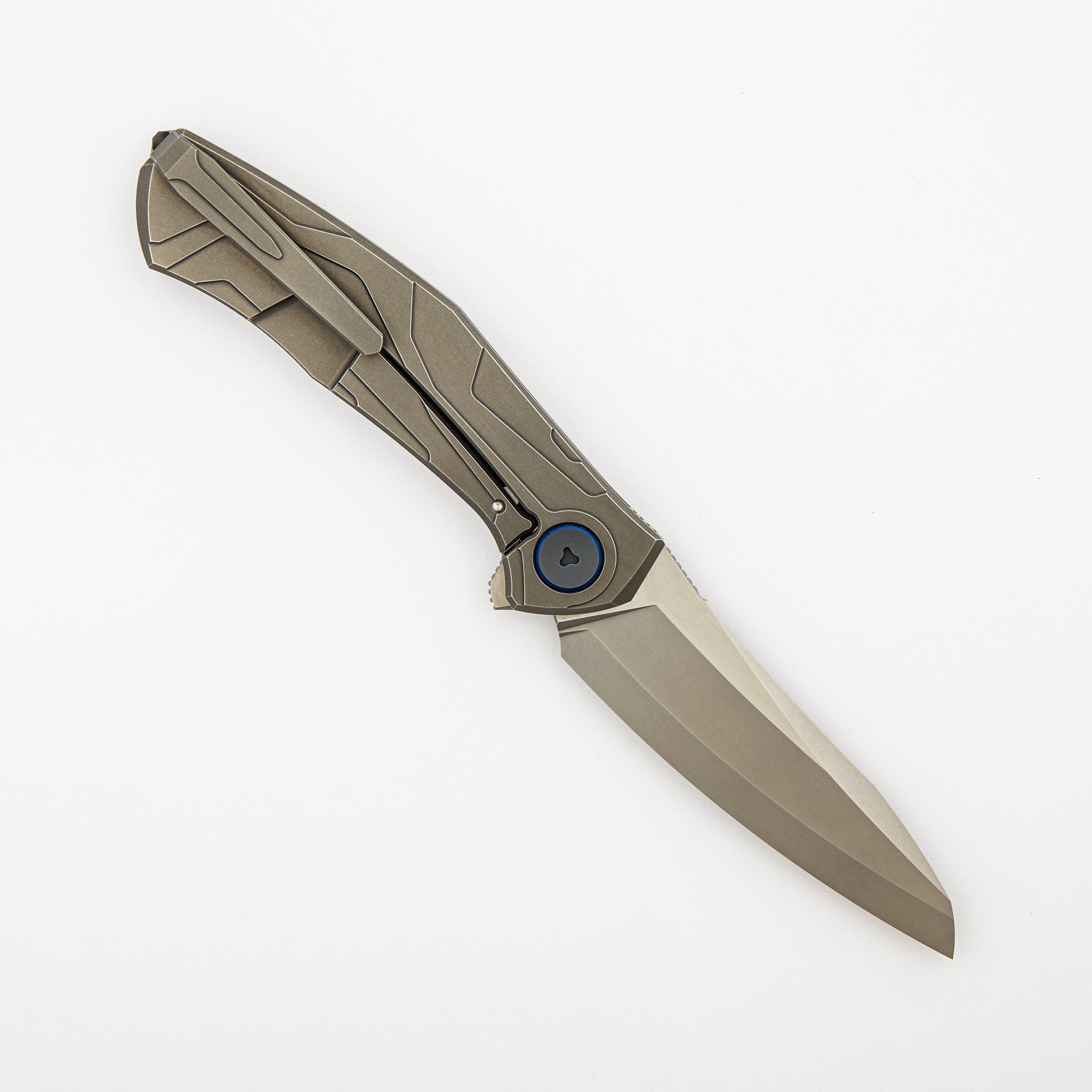 "Limited Edition" Kami Flipper - S110V Blade - Titanium Handle - MRBS (Sinkevich Design)