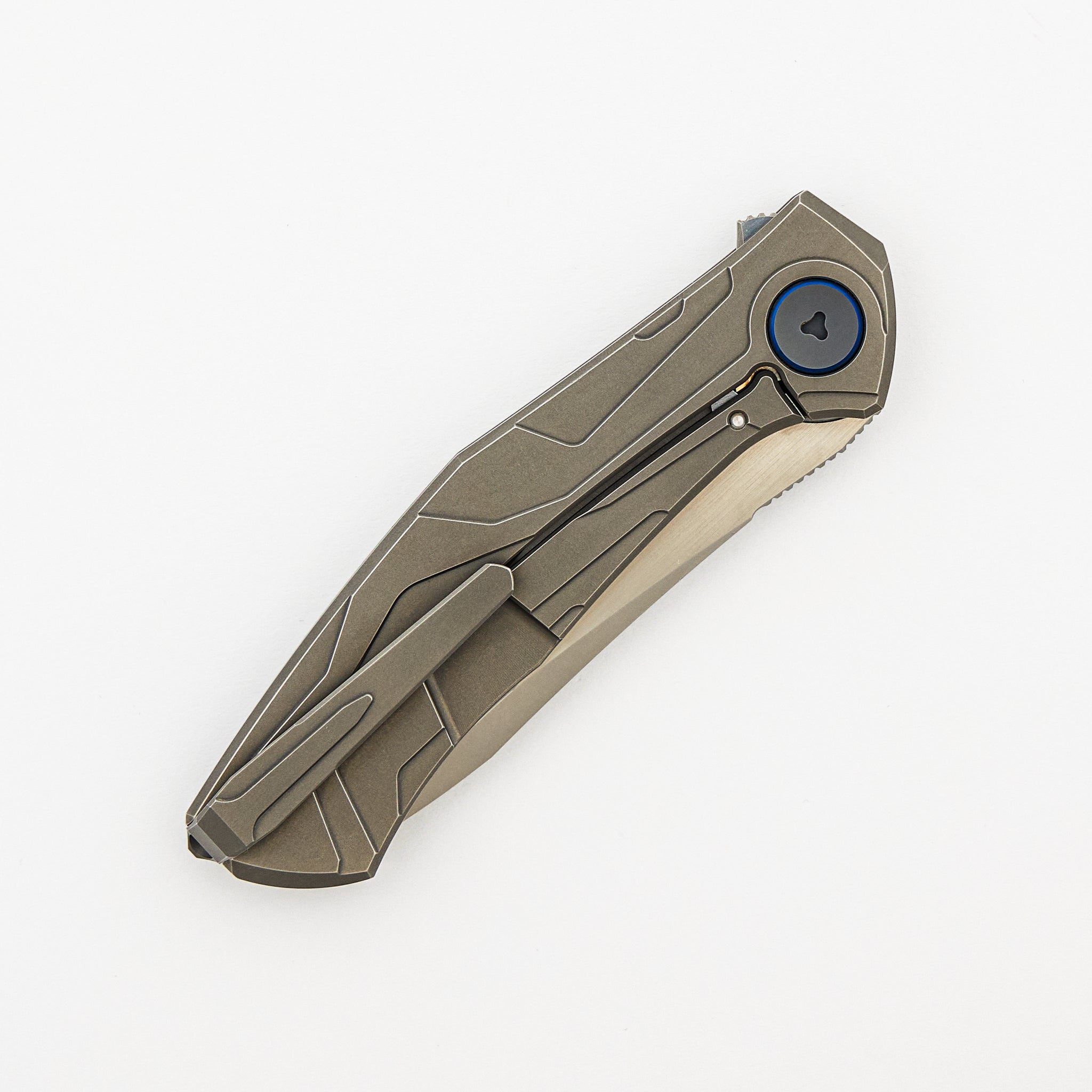 "Limited Edition" Kami Flipper - S110V Blade - Titanium Handle - MRBS (Sinkevich Design)