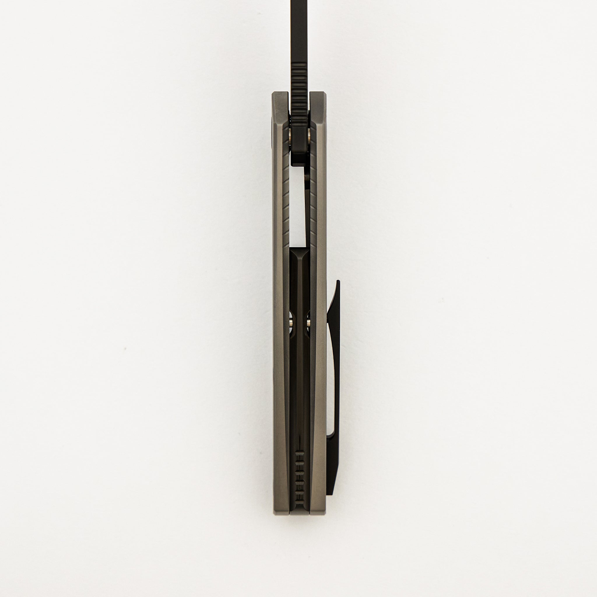 Mini Goblin - Smooth Titanium Handle - DLC Hardware - Matte DLC M390 B