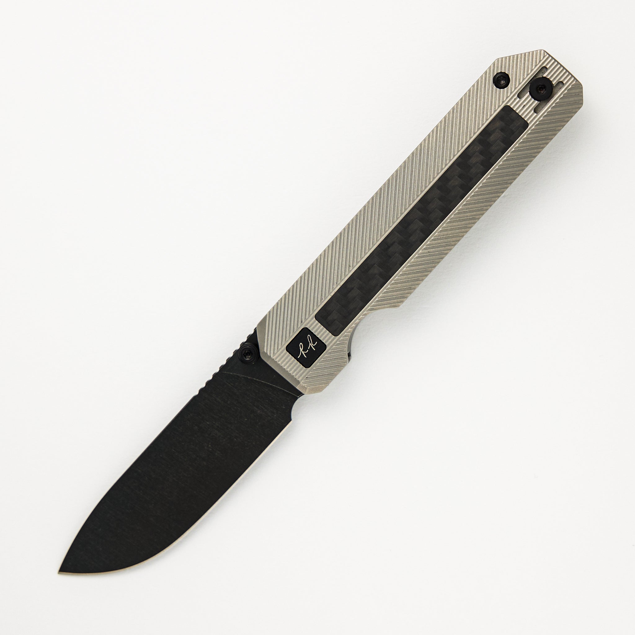 Knife Standards RR3 - Classic Stonemilled - DLC Belt Satin Vanax SuperClean Blade - Milled Clip