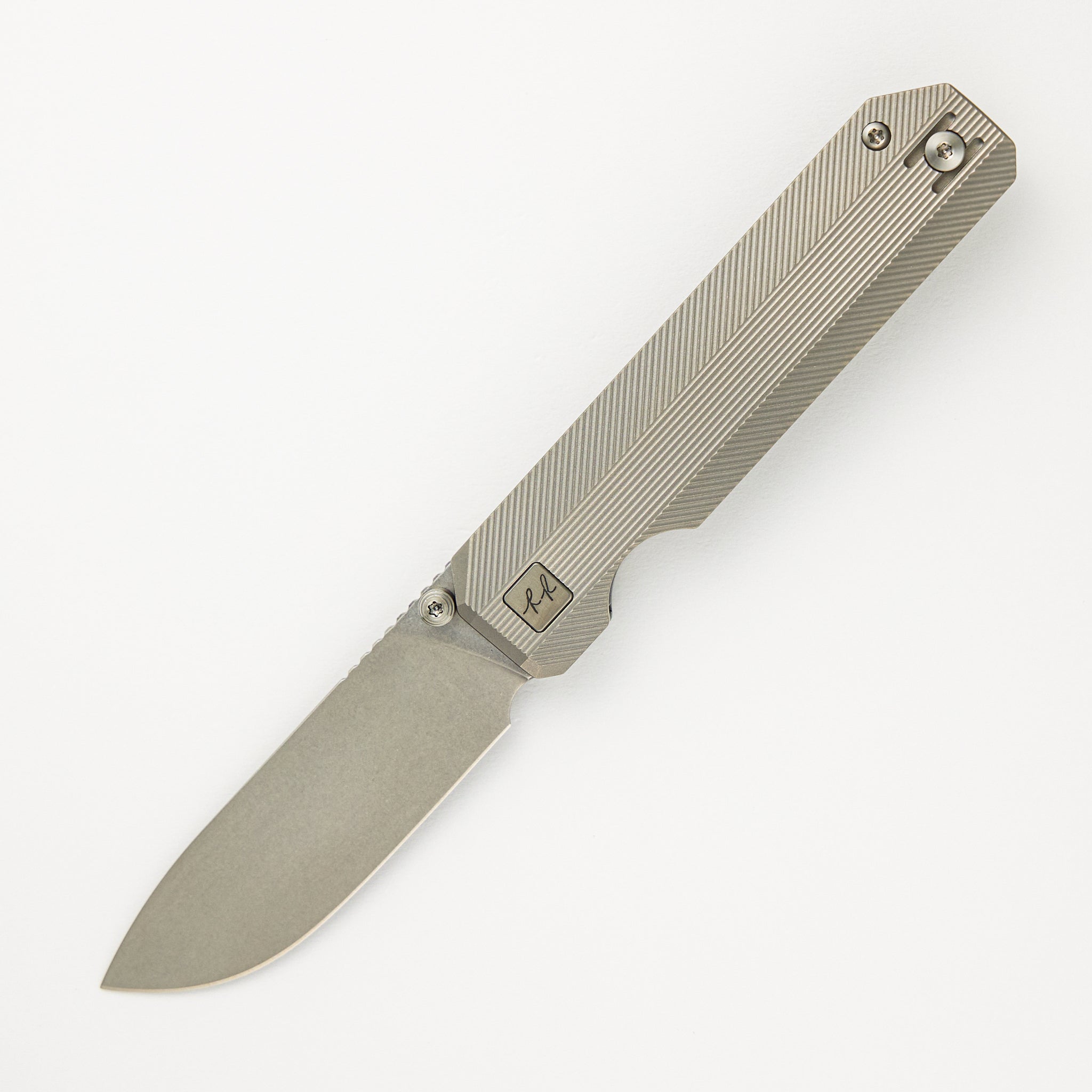 Knife Standards RR3 - Stonemilled - Stonewashed Vanax SuperClean Blade - Milled Clip