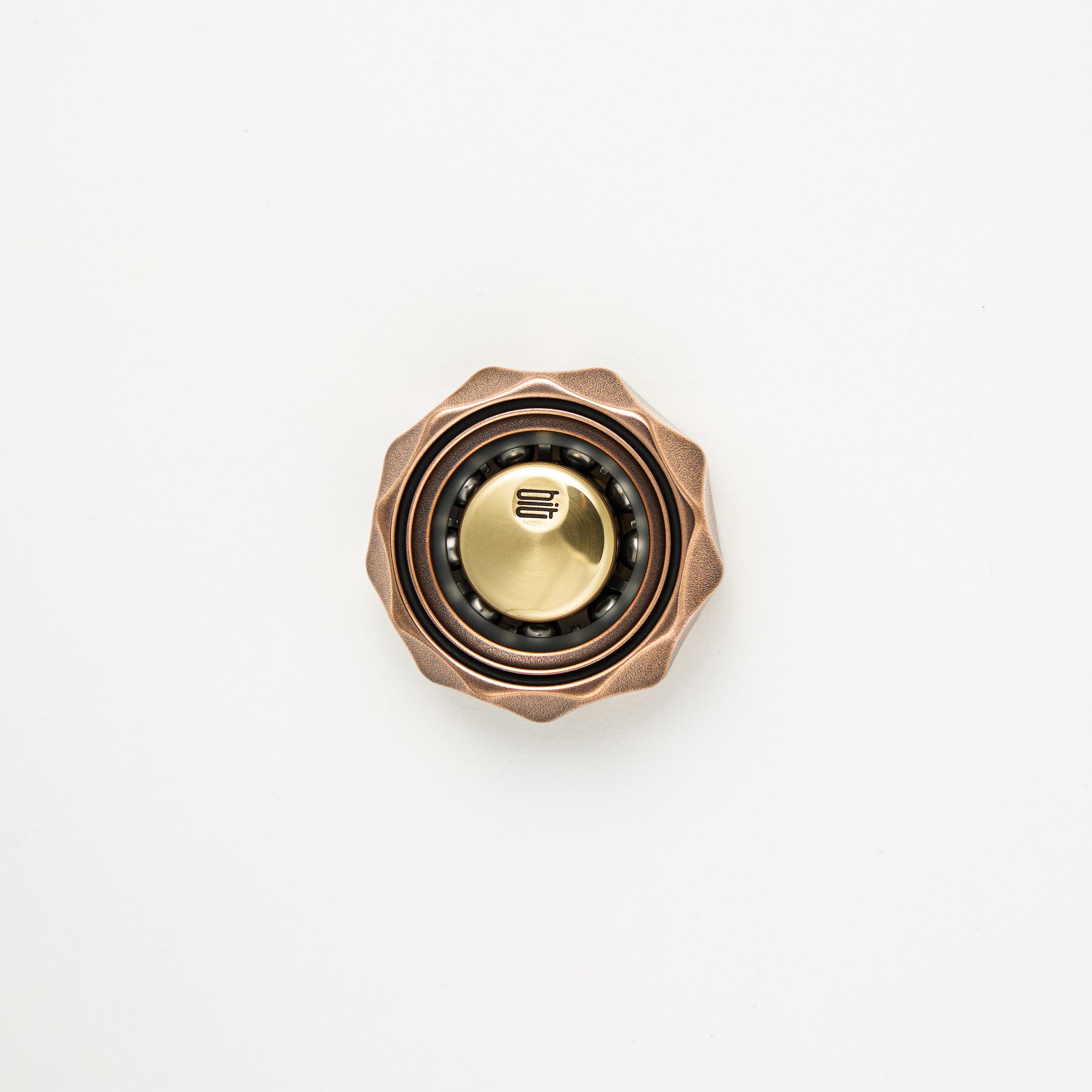 LautieEDC Bit 05 Spinner - Copper/Stainless Steel