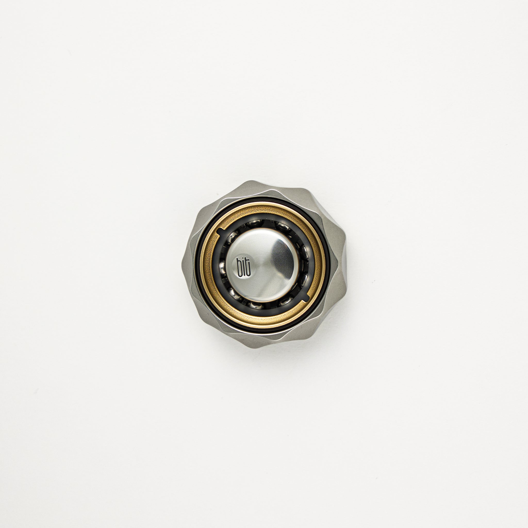 LautieEDC Bit 05 Spinner - Stainless Steel/Brass