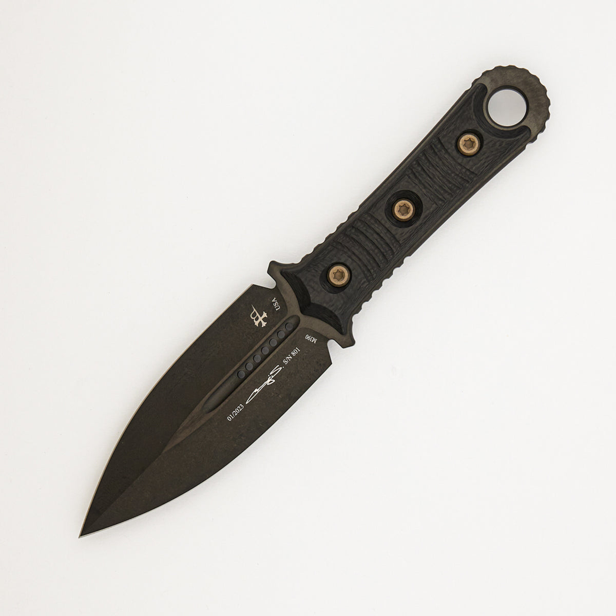 "Signature Series" SBD D/E Carbon Fiber Handle DLC Standard 201-1 DLCCFS