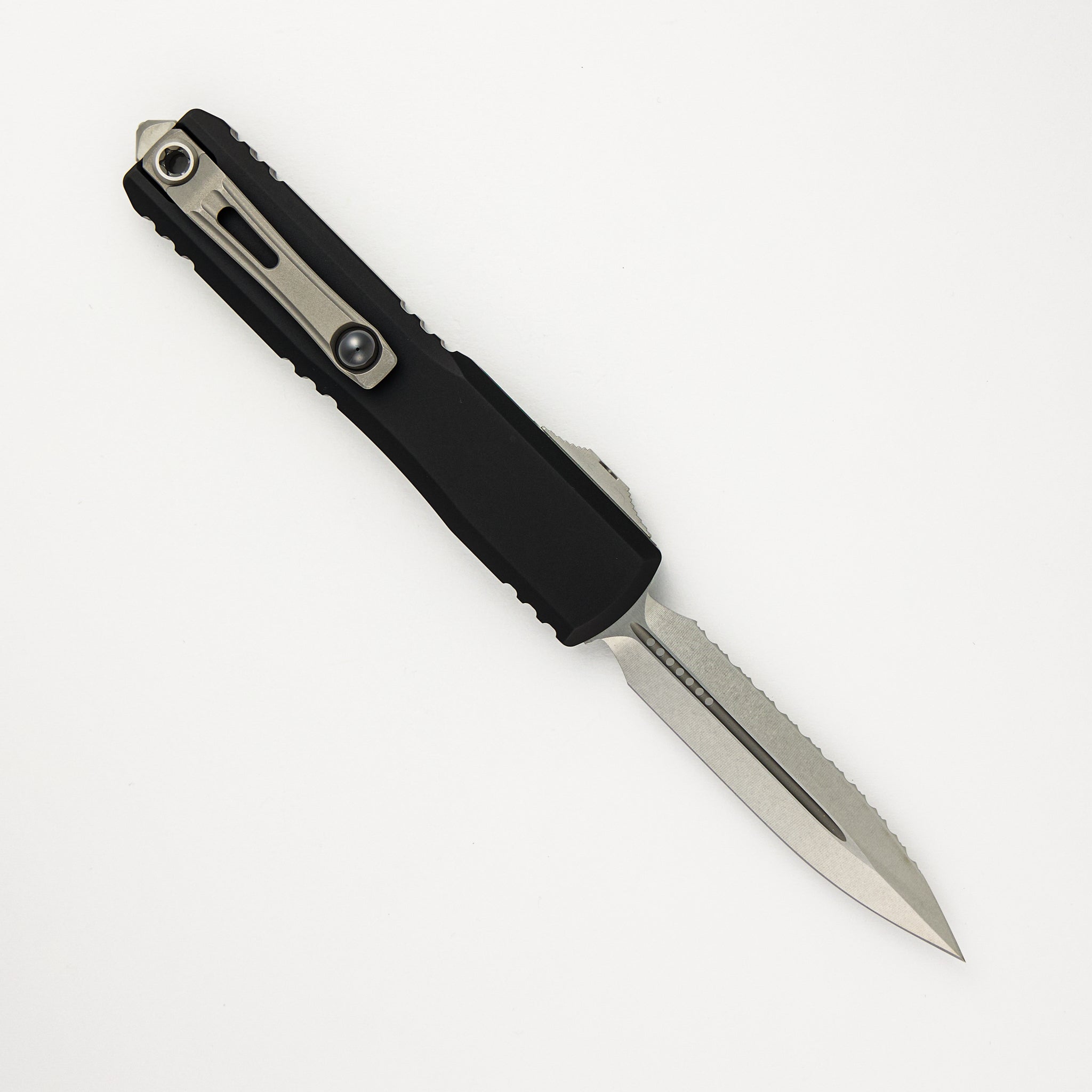 Microtech Ultratech ZBP D/E Stonewash Full Serrated 1122-12