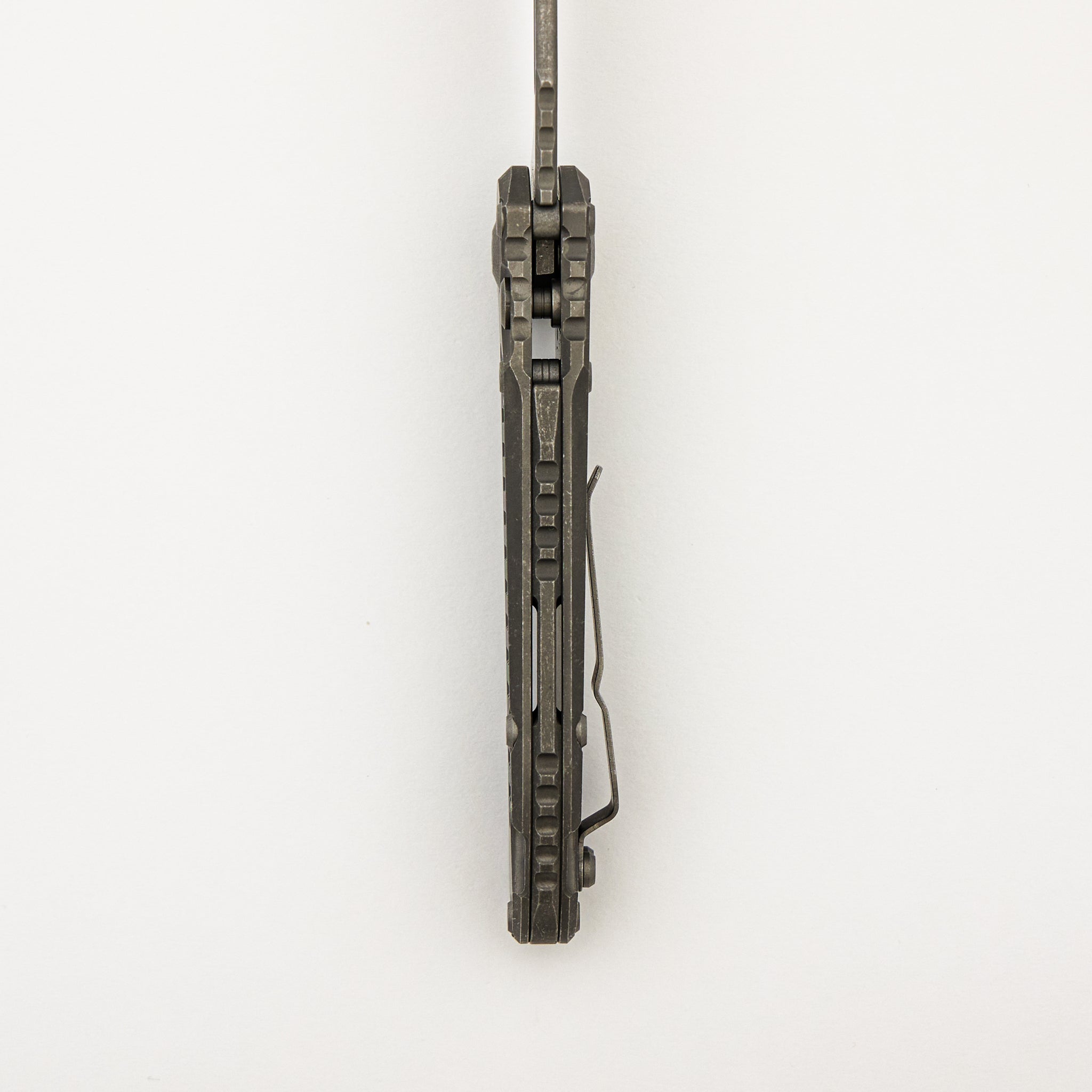 "Marfione Select" L.U.D.T. Clip Point Apocalyptic Finish Frag Pattern Titanium 1135-10APFRMS1