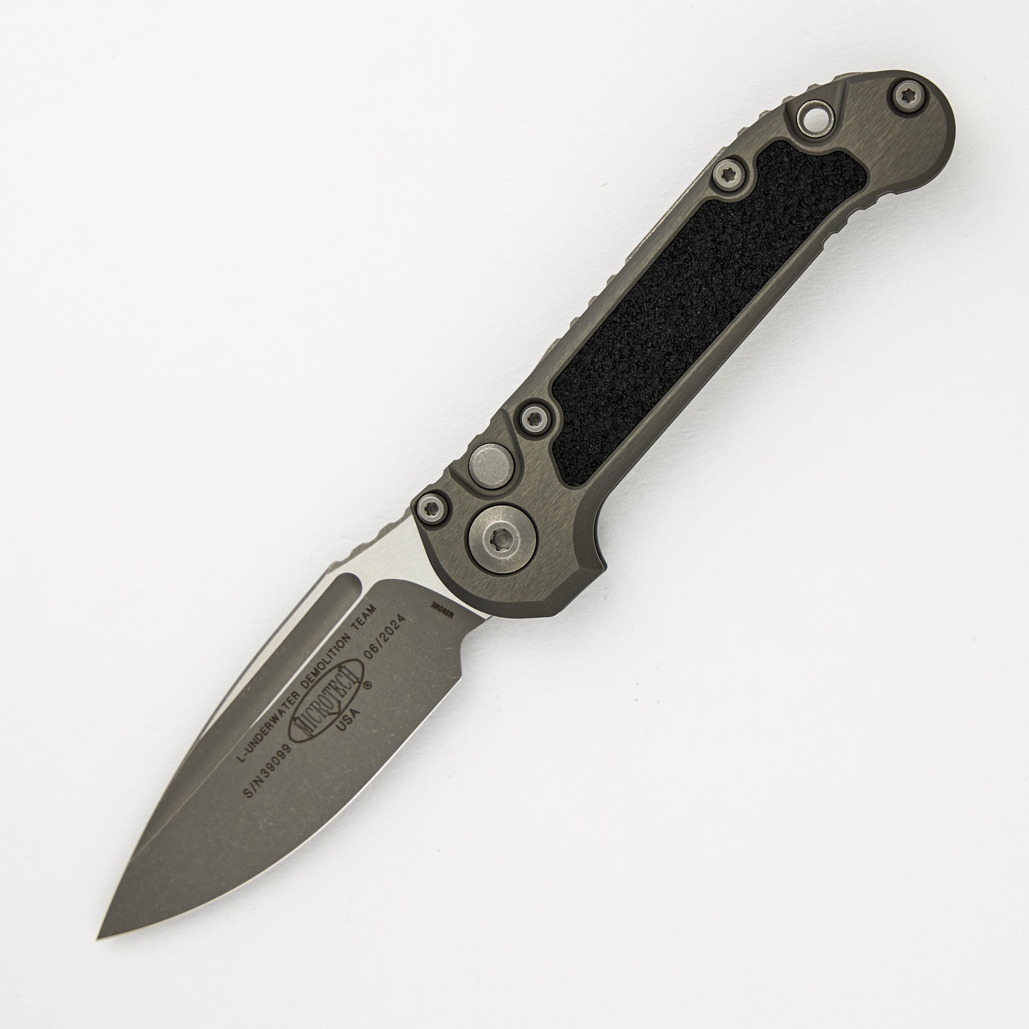 Microtech L.U.D.T. NATURAL CLEAR S/E APOCALYPTIC STANDARD 1135-10APNC