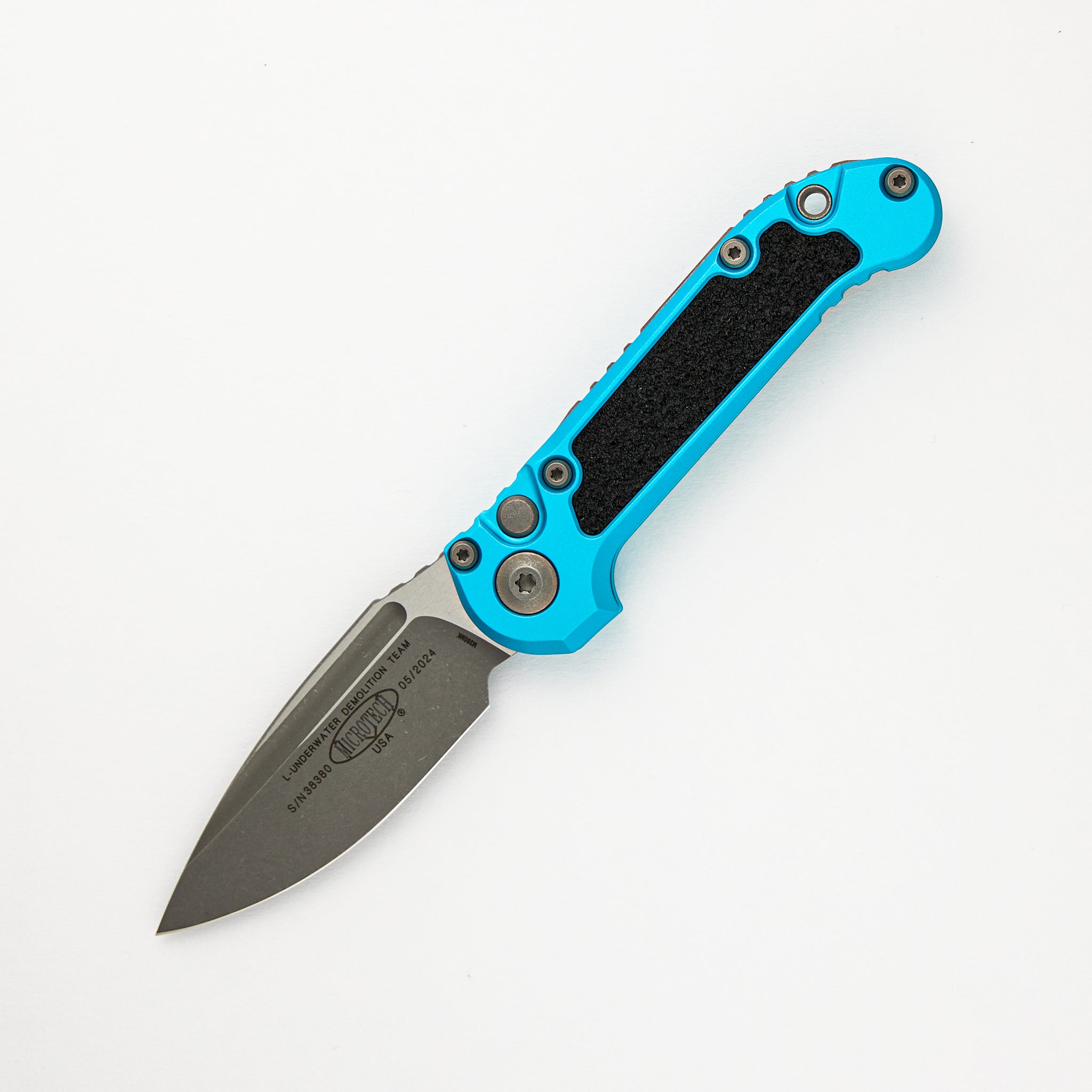 Microtech L.U.D.T. S/E Gen III Turquoise Apocalyptic Standard 1135-10 APTQ