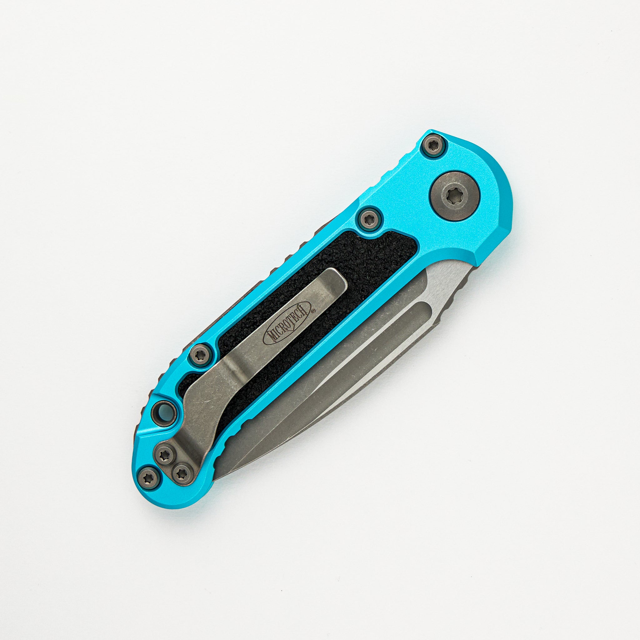 Microtech L.U.D.T. S/E Gen III Turquoise Apocalyptic Partial Serrated 1135-11 APTQ