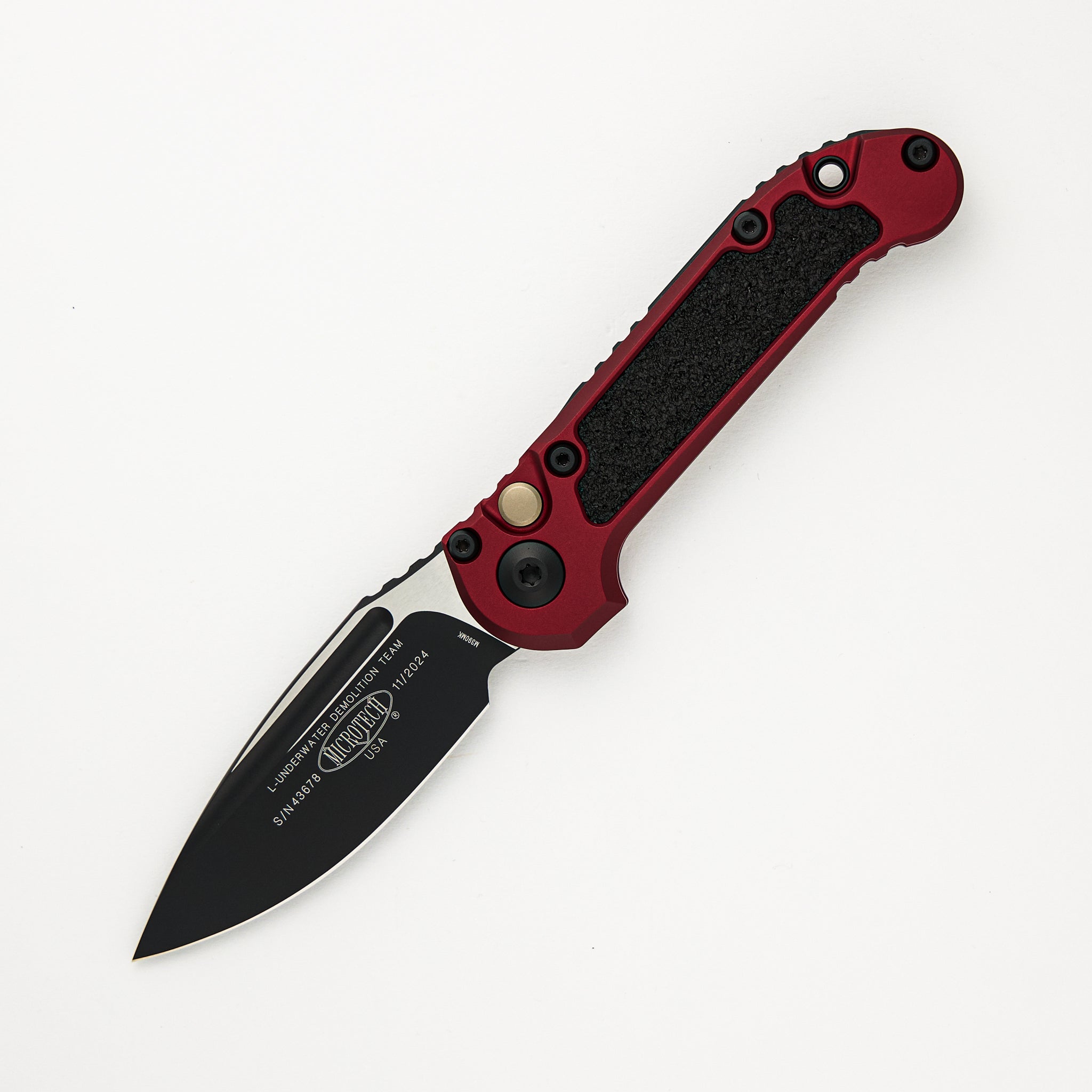 Microtech L.U.D.T. S/E Gen III Merlot Standard 1135-1 MR